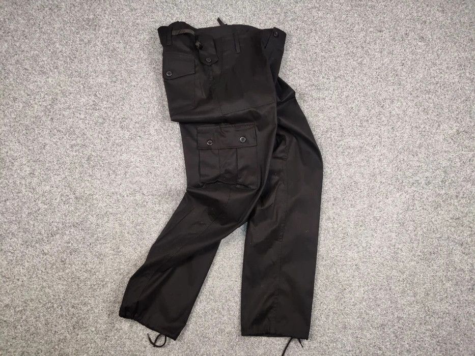 Japanese Brand Vintage 90's Military Black Cargo Pants Travis Scott Japan Size US 36 / EU 52 - 7 Thumbnail