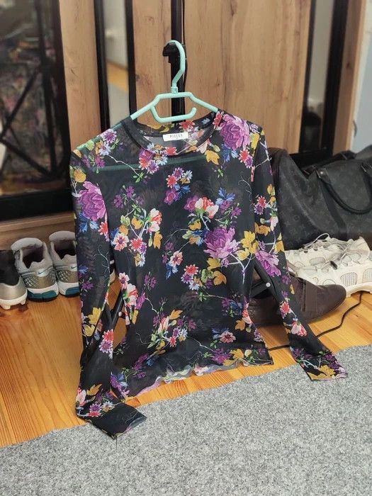 Japanese Brand Vintage Mesh Long Sleeve Motive Flowers Jean Paul Gaultier Size US XS / EU 42 / 0 - 10 Thumbnail