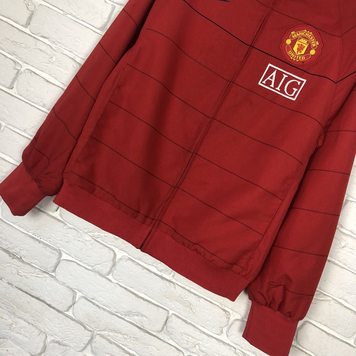 Nike Nike Manchester United vintage soccer track jacket Size US S / EU 44-46 / 1 - 3 Thumbnail