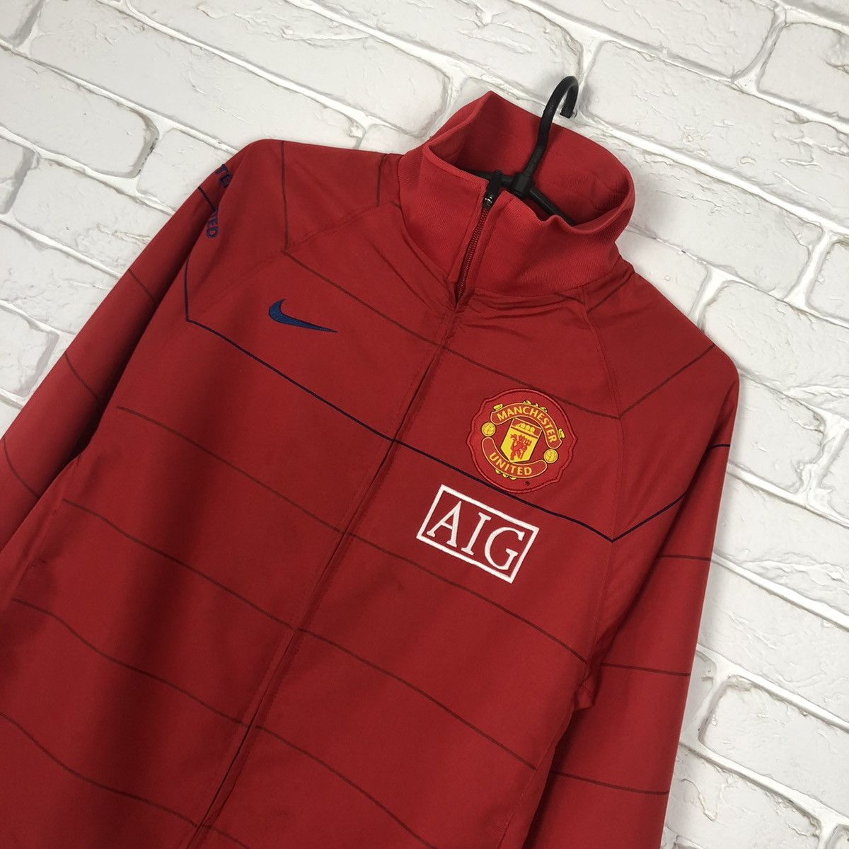Nike Nike Manchester United vintage soccer track jacket Size US S / EU 44-46 / 1 - 2 Thumbnail