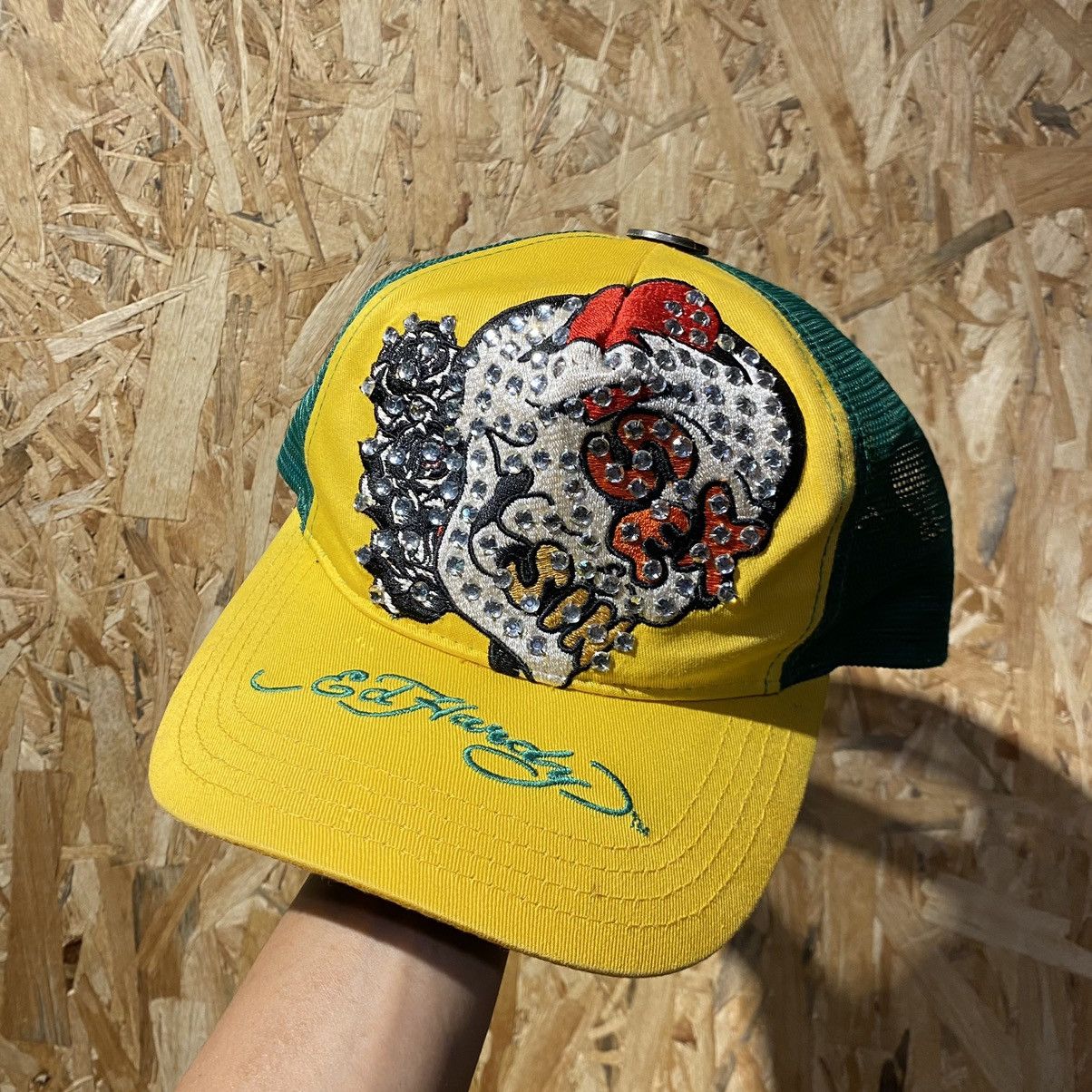 ED HARDY BY CHRISTIAN AUDIGIER SLLOWLY KILSS VINTAGE CAP