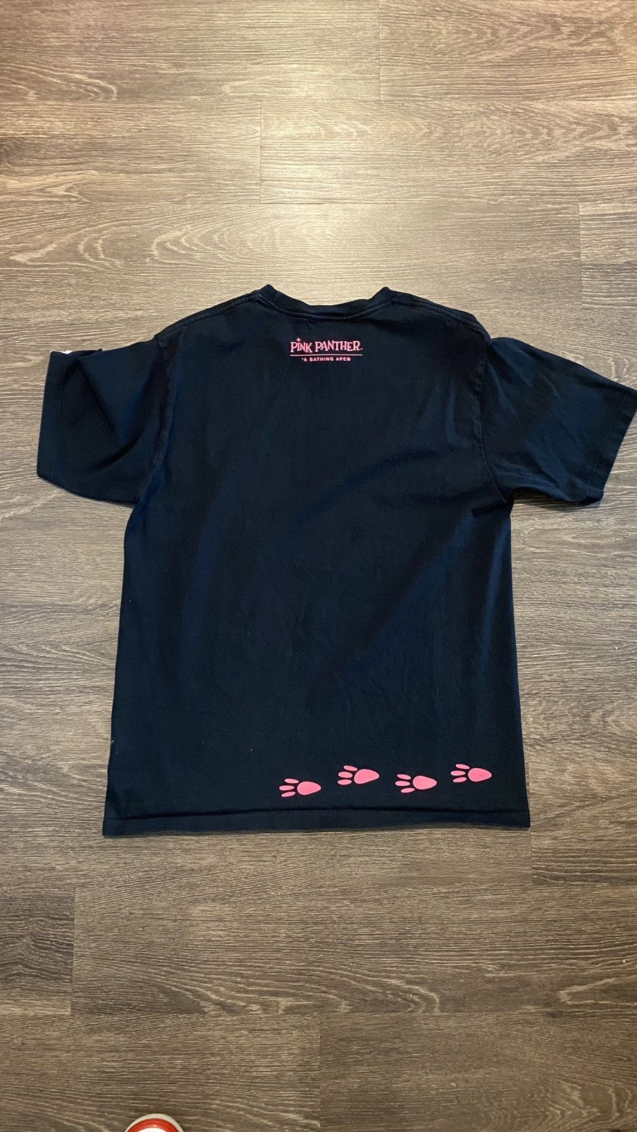 BAPE x Pink Panther ABC Camo Wall Tee Black