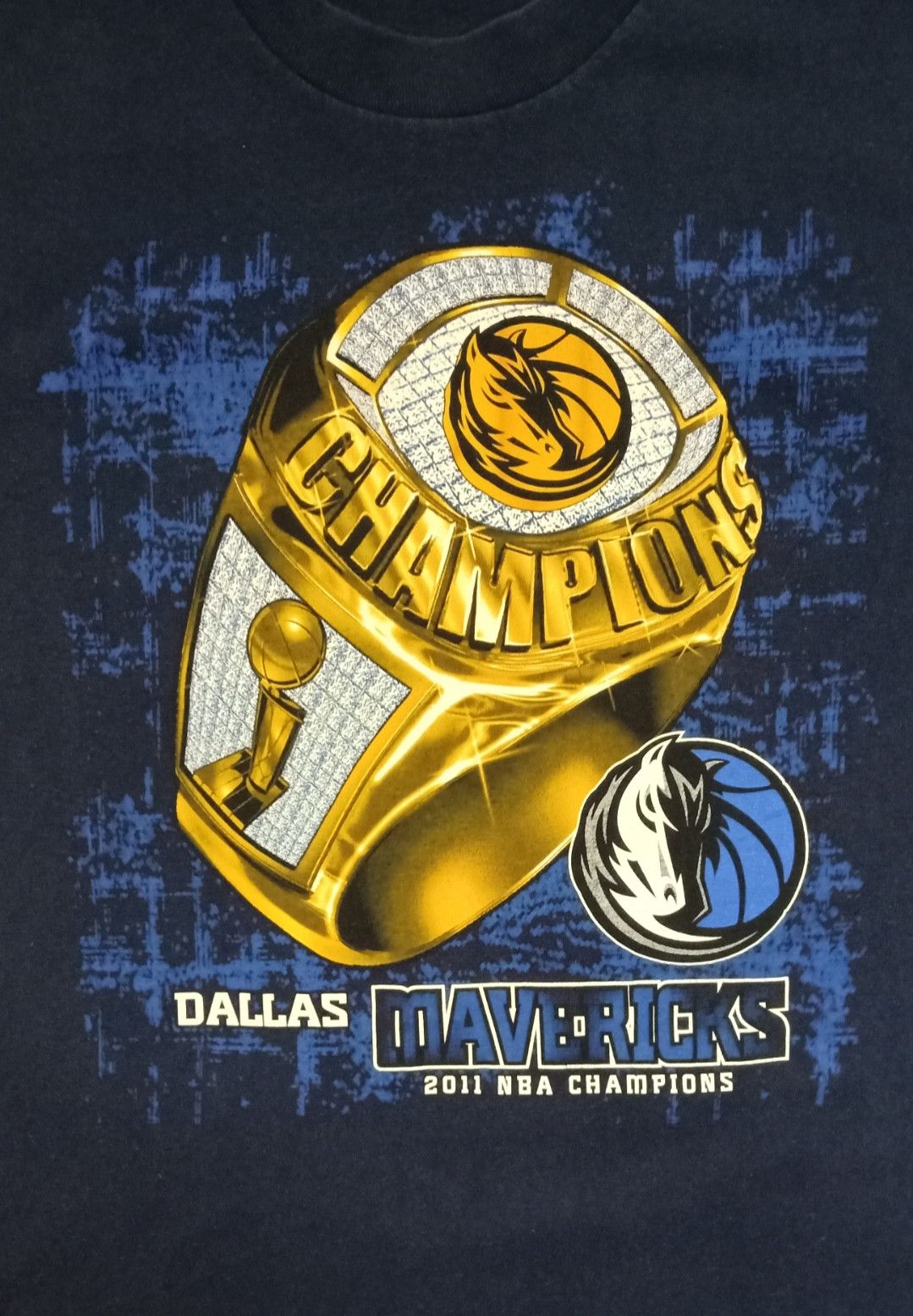 NBA × Vintage Vintage NBA Dallas Mavericks 2011 Champions T-Shirt Size US L / EU 52-54 / 3 - 1 Thumbnail