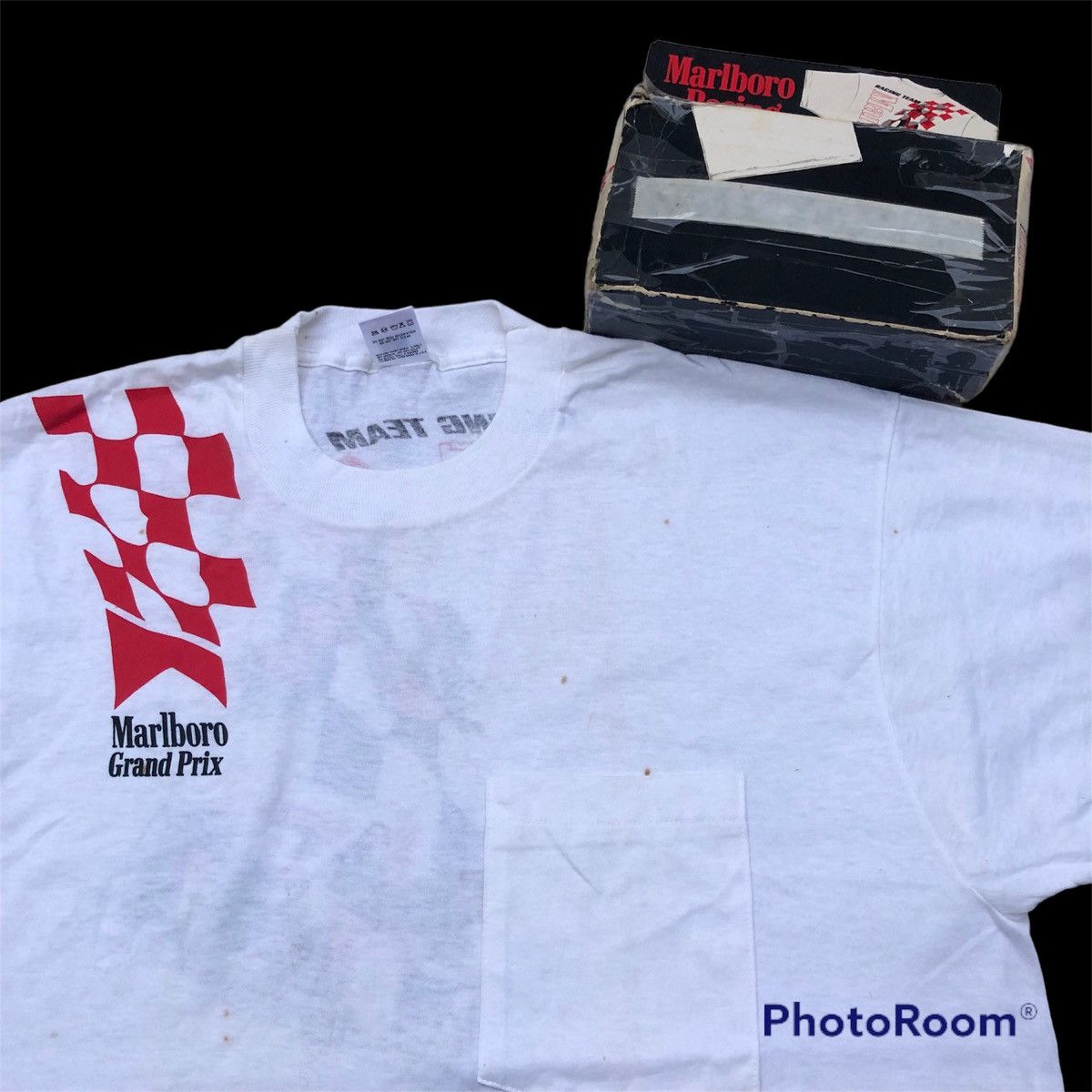 Fruit Of The Loom Rare‼️🔥Vintage (NOS) Marlboro T-Shirt Size US L / EU 52-54 / 3 - 5 Thumbnail