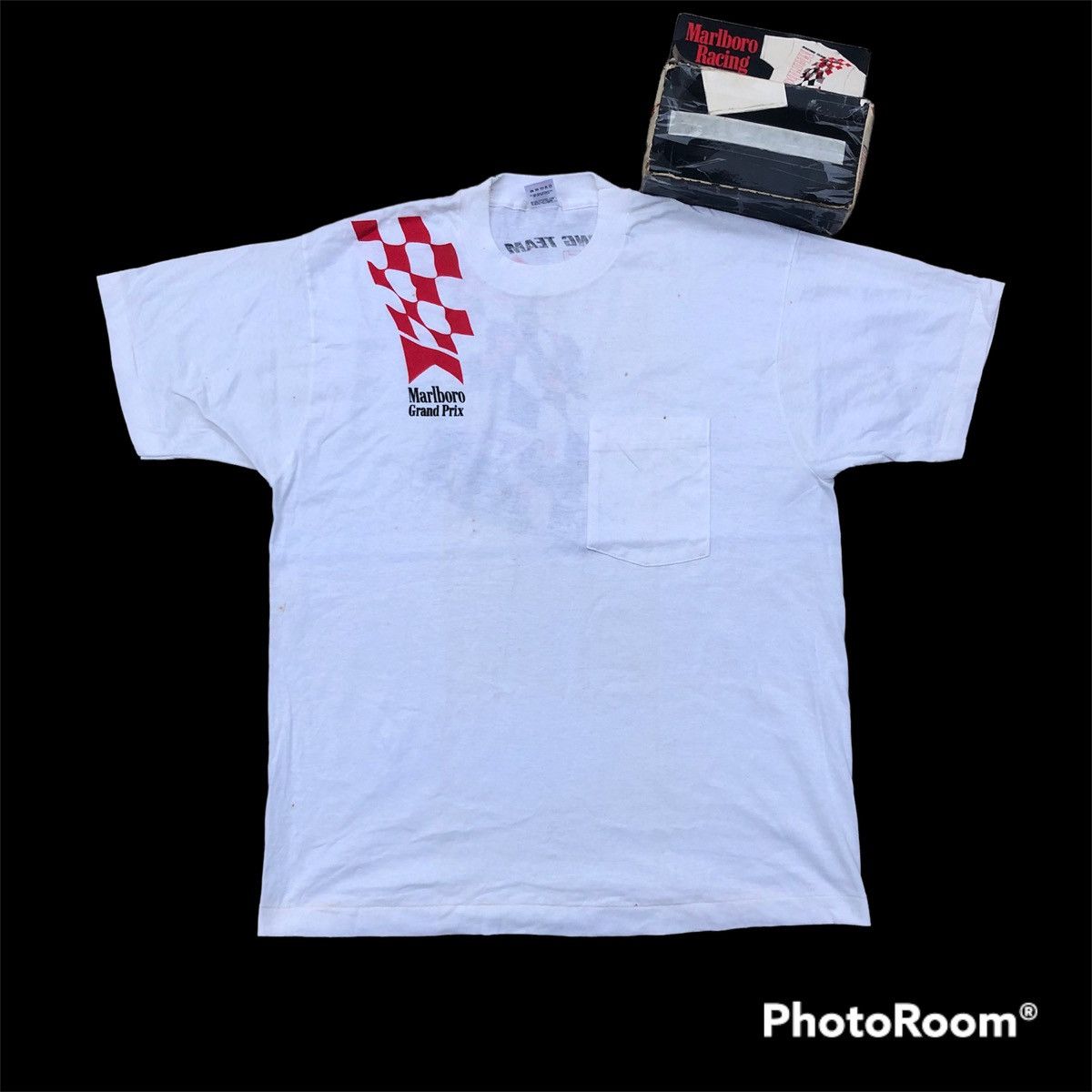 Fruit Of The Loom Rare‼️🔥Vintage (NOS) Marlboro T-Shirt Size US L / EU 52-54 / 3 - 2 Thumbnail