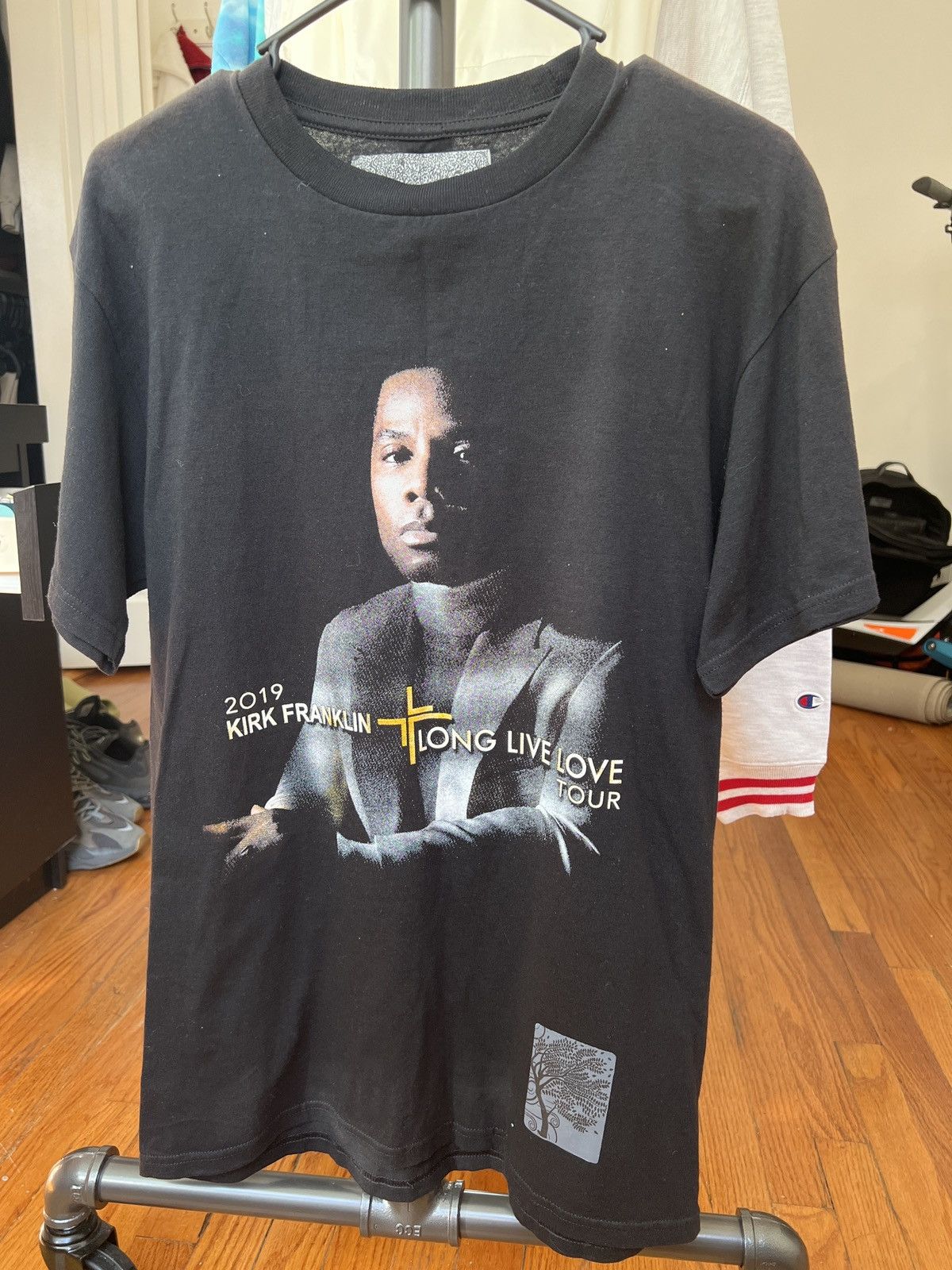 Band Tees × Vintage KIRK FRANKLIN LONG LIVE LOVE TEE Size US M / EU 48-50 / 2 - 2 Thumbnail