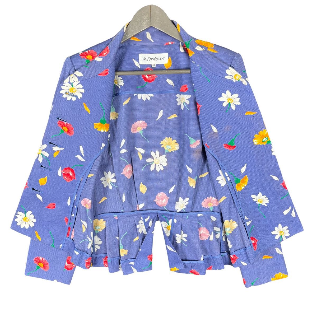 Yves Saint Laurent Yves Saint Laurent Floral Blouse Size XS / US 0-2 / IT 36-38 - 5 Thumbnail