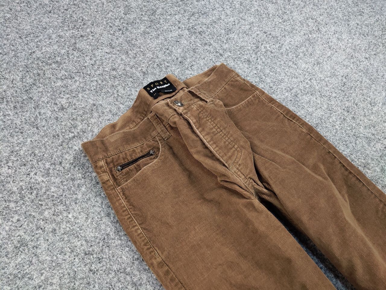 The Kooples The Kooples Corduroy Brown Mens Casual Trousers Pants Size US 27 - 9 Thumbnail