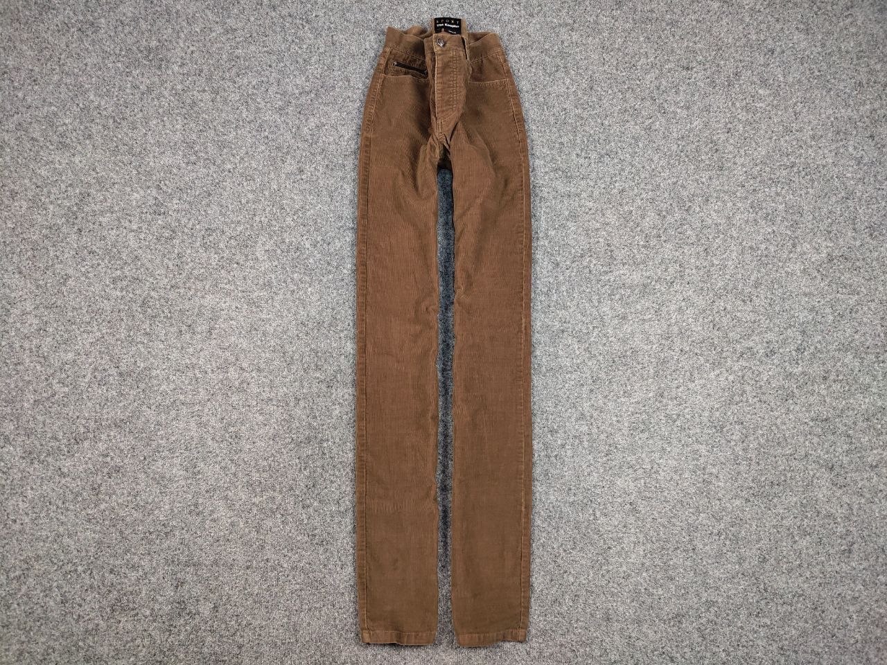 The Kooples The Kooples Corduroy Brown Mens Casual Trousers Pants Size US 27 - 1 Thumbnail