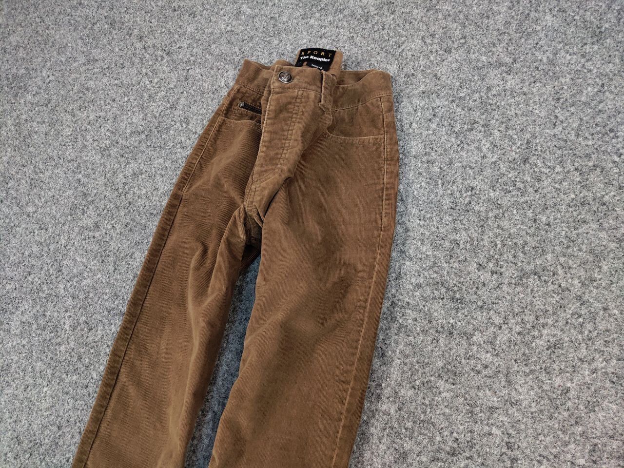 The Kooples The Kooples Corduroy Brown Mens Casual Trousers Pants Size US 27 - 4 Thumbnail