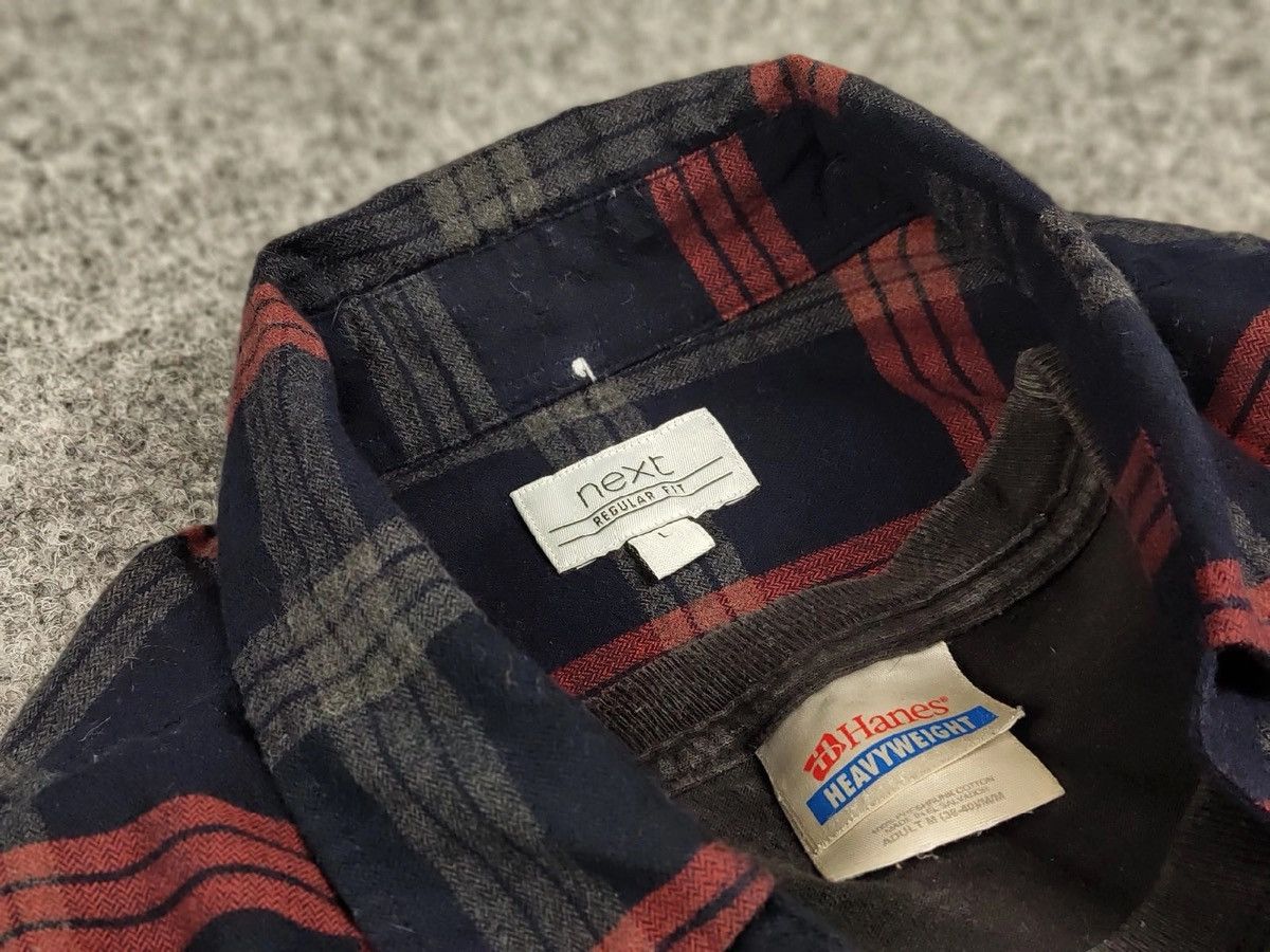Flannel Vintage Flannel Shirt Travis Scott Style Size US L / EU 52-54 / 3 - 12 Thumbnail