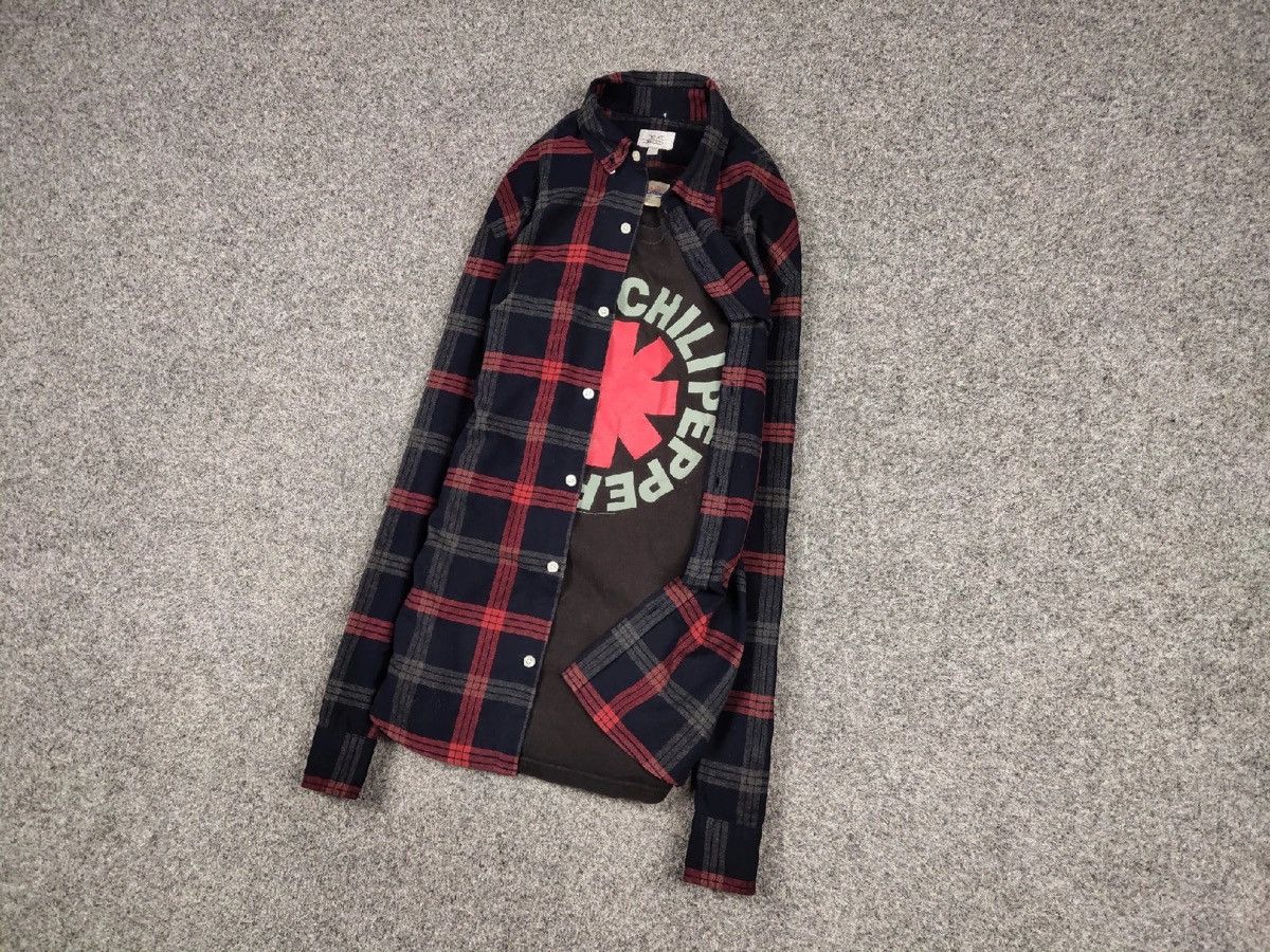 Flannel Vintage Flannel Shirt Travis Scott Style Size US L / EU 52-54 / 3 - 7 Thumbnail