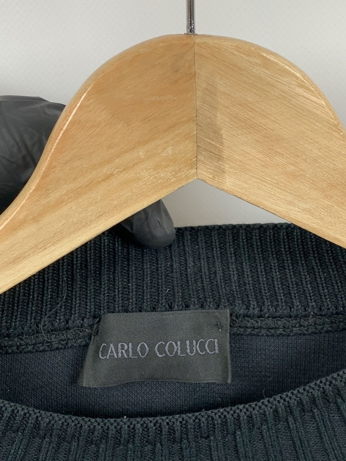 Carlo Colucci Vintage Carlo Colucci Black Sweater Size US XL / EU 56 / 4 - 18 Thumbnail