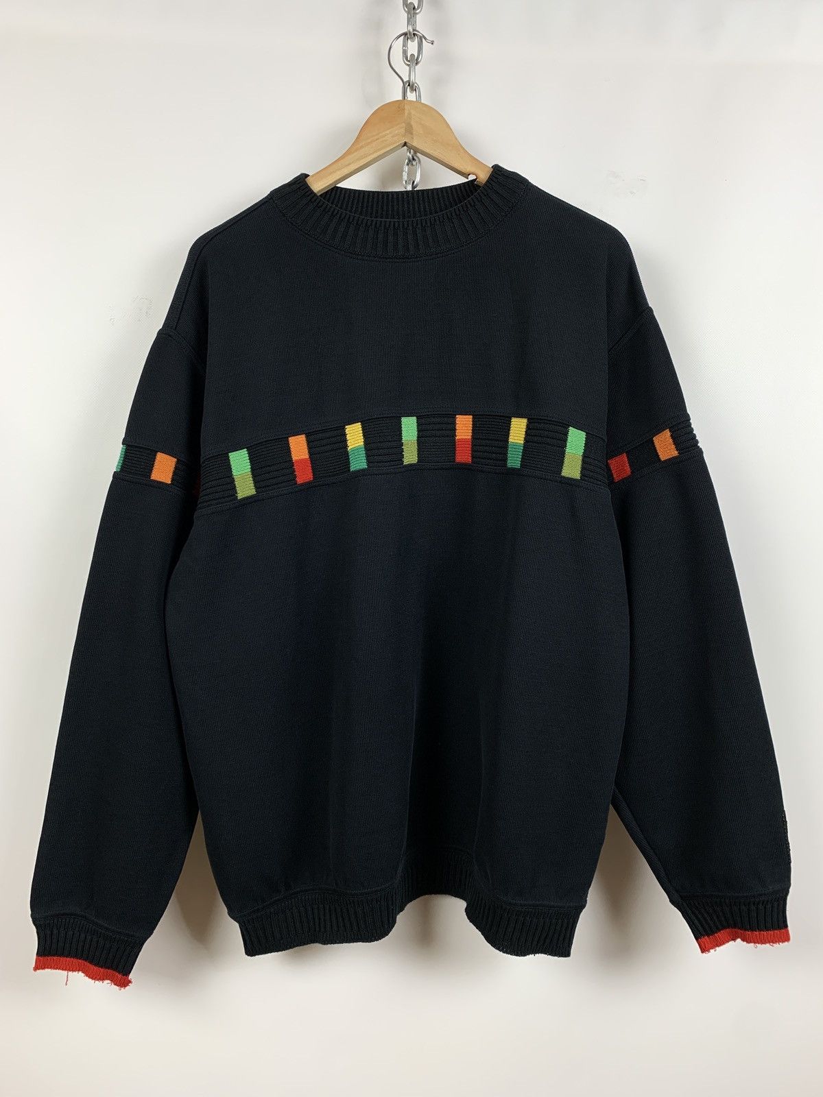 Carlo Colucci Vintage Carlo Colucci Black Sweater Size US XL / EU 56 / 4 - 1 Thumbnail