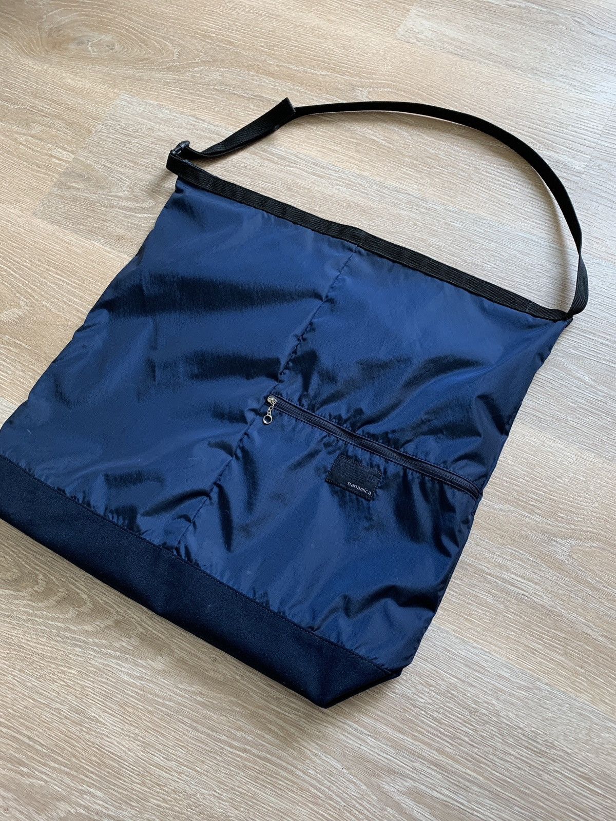 nanamica ナナミカ Utility Shoulder Bag OOAL Nanamica Utility Shoulder Bag - Black | Wallace Mercantile Shop