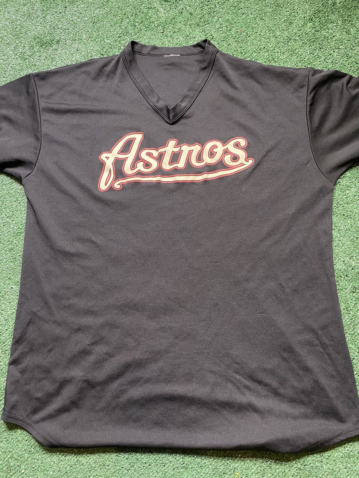 Vintage Astros Kids Jersey Size M Black 05