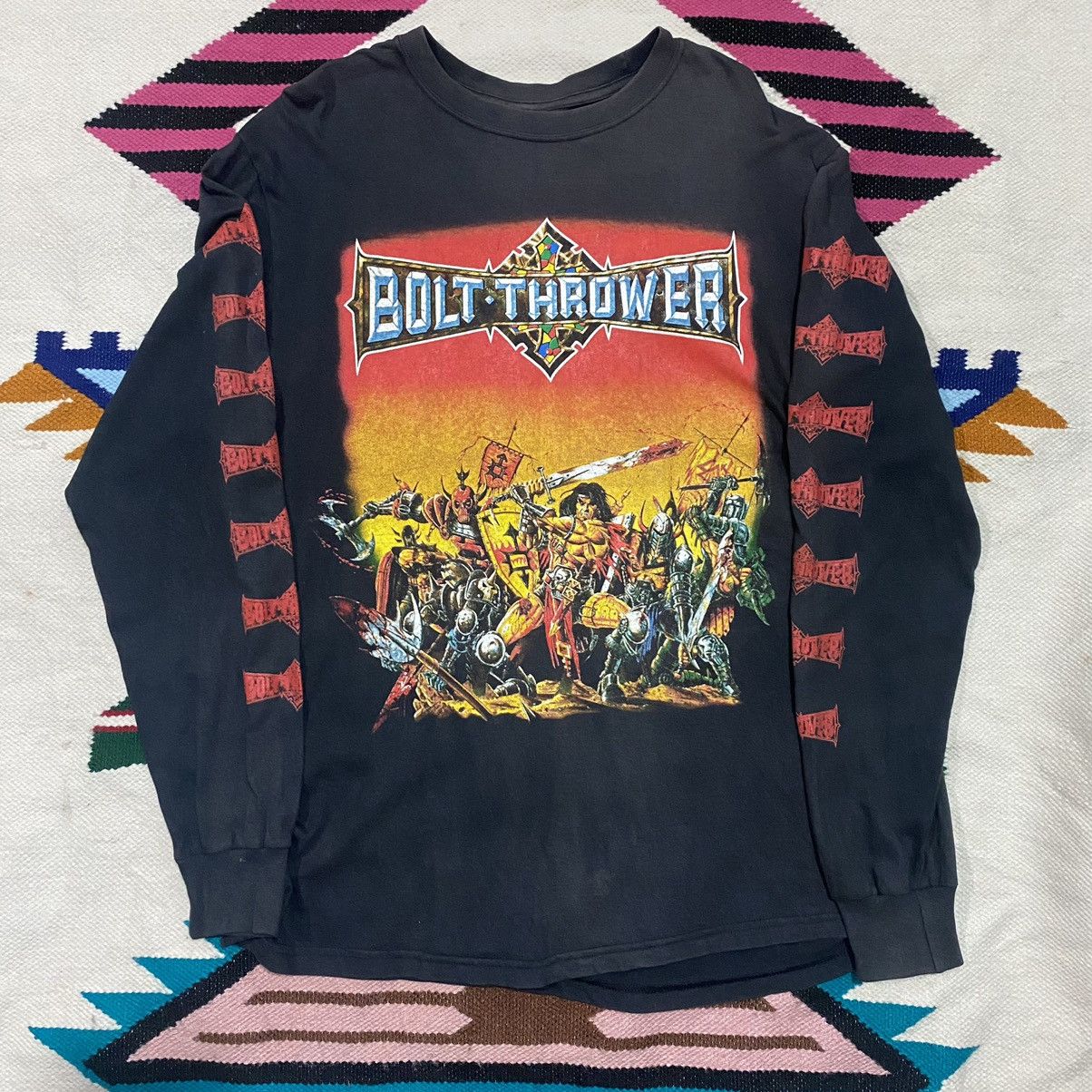 Band Tees Rock T Shirt Vintage VINTAGE 90S BOLT THROWER T SHIRT Grailed