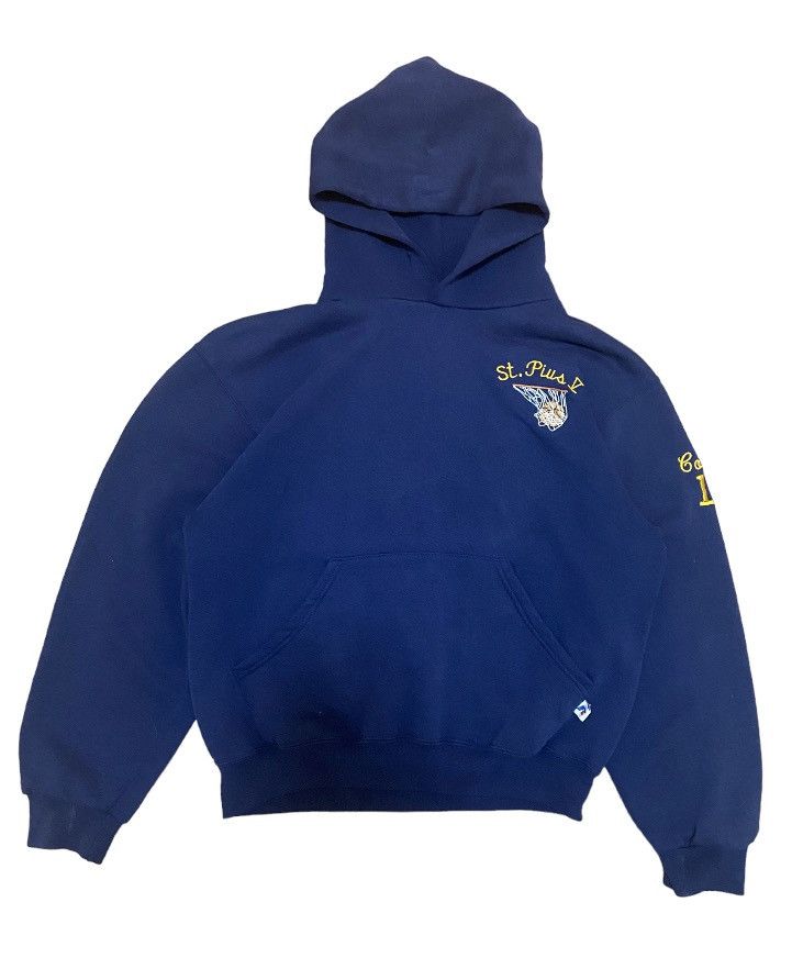 Russell Athletic Vintage Russel Athletic Cropped Hoodie Size US S / EU 44-46 / 1 - 1 Thumbnail