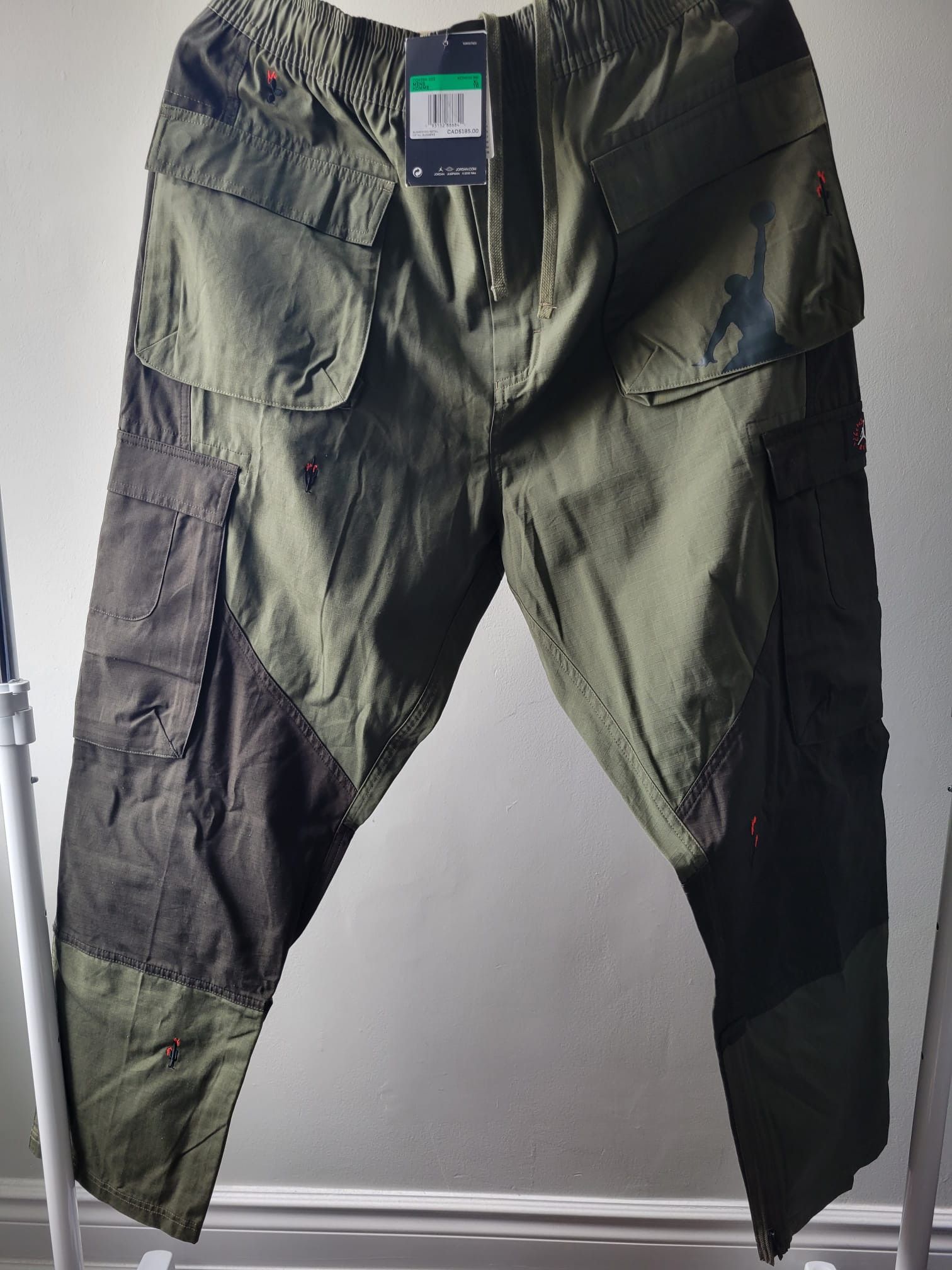 Cactus Jack Olive Green Jordan Sweatpants