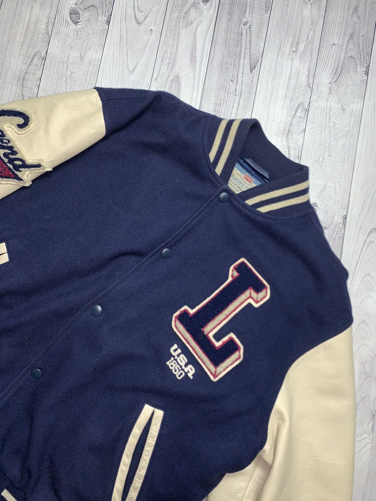 Levi's × Levi's Vintage Clothing × Vintage Vintage Bomber jacket Levis RARE USA Size M Size US M / EU 48-50 / 2 - 2 Thumbnail