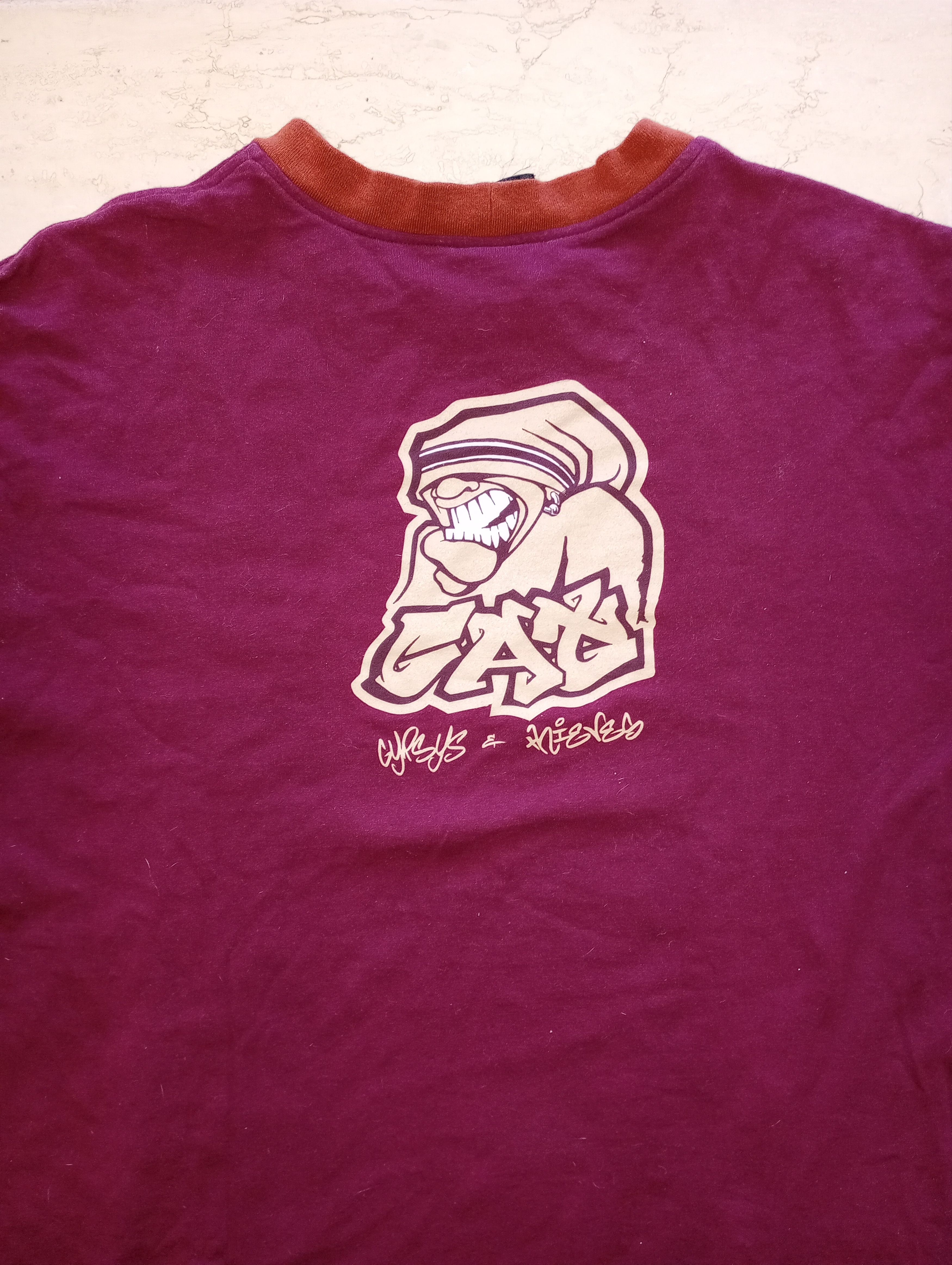 Other Vtg 90s GAT Gypsies and Thieves THIEF Ringer Graffitti T Size US XXL / EU 58 / 5 - 2 Thumbnail