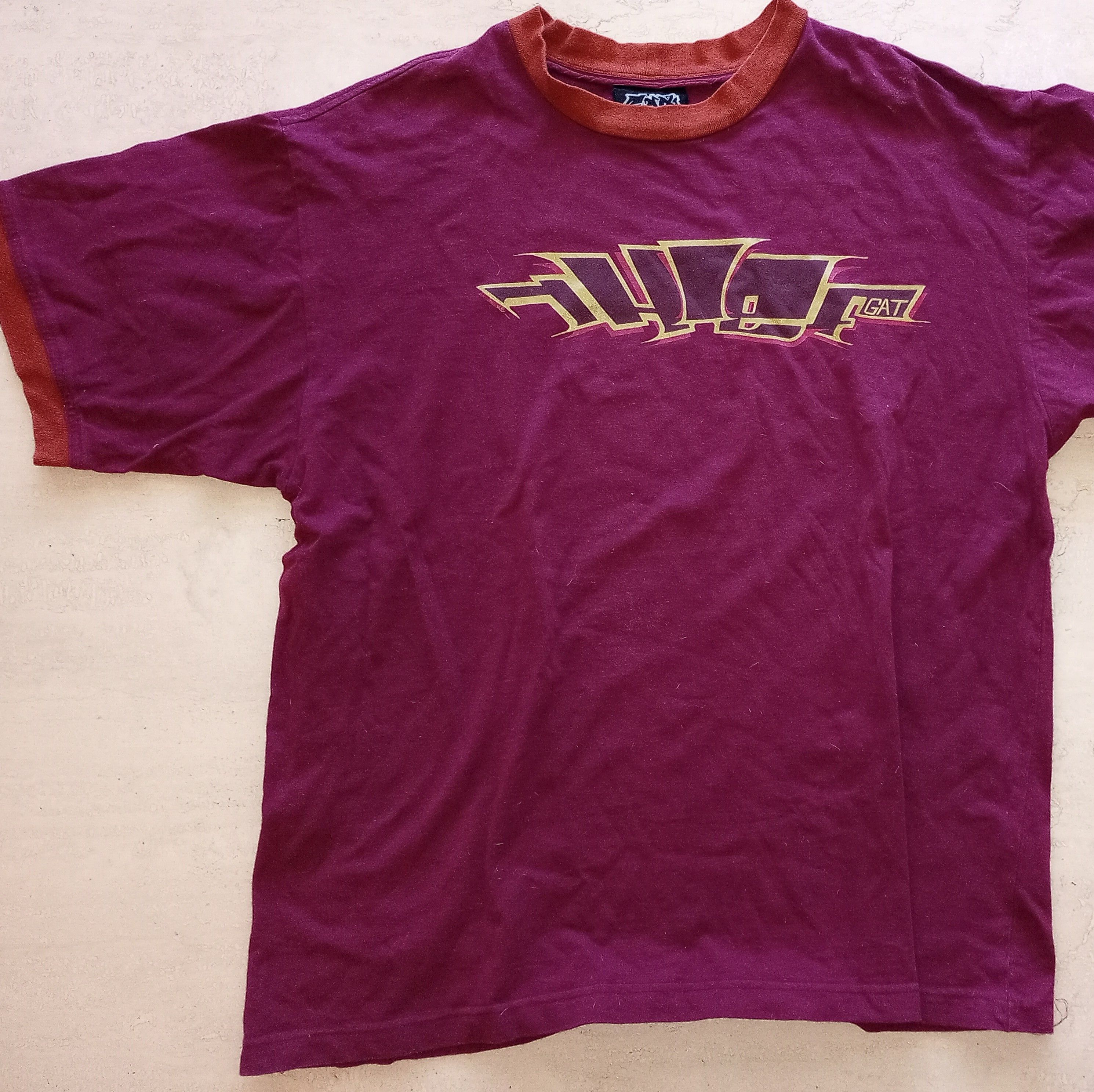 Other Vtg 90s GAT Gypsies and Thieves THIEF Ringer Graffitti T Size US XXL / EU 58 / 5 - 5 Thumbnail