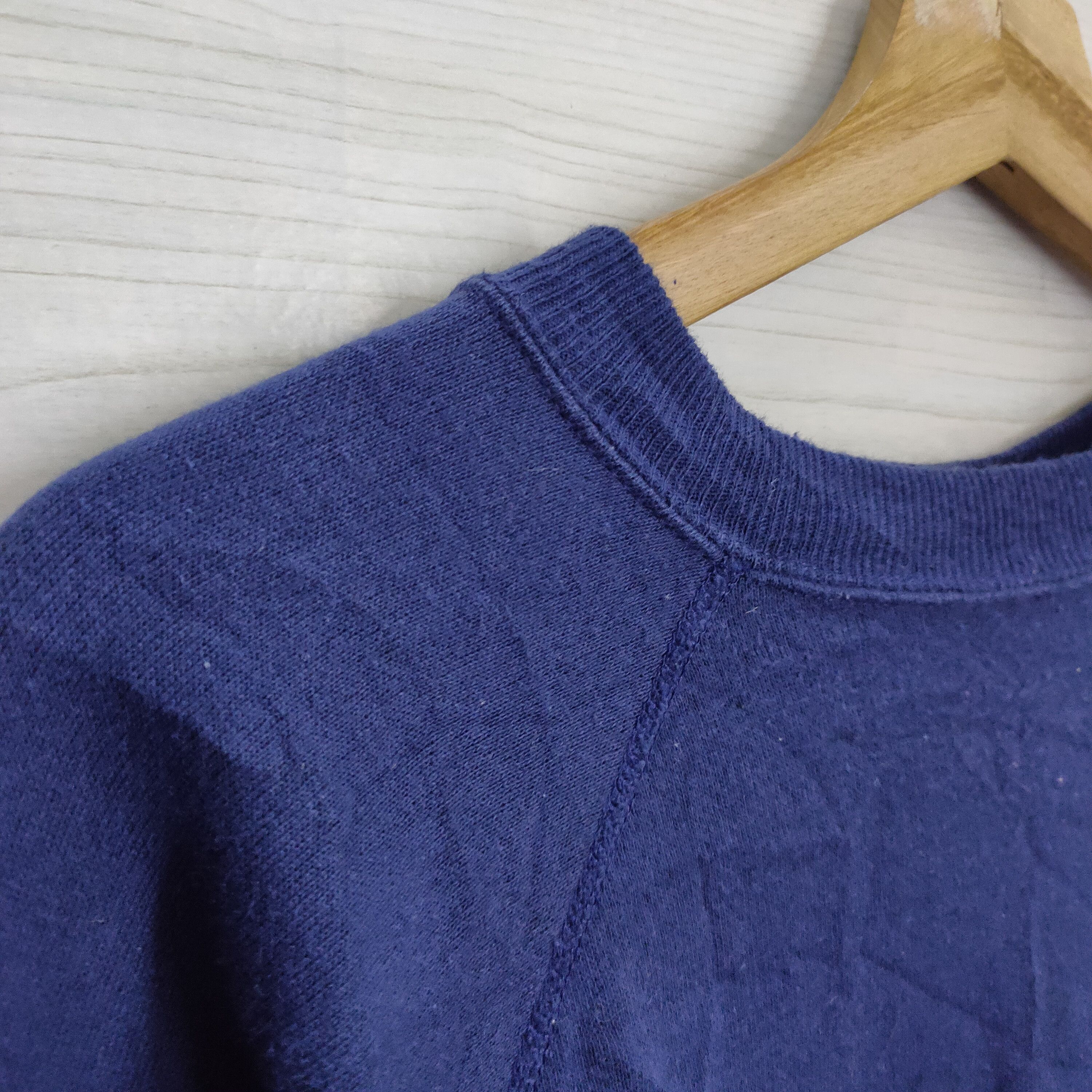 80s 90s Hanes Blank Raglan Sweatshirt Medium