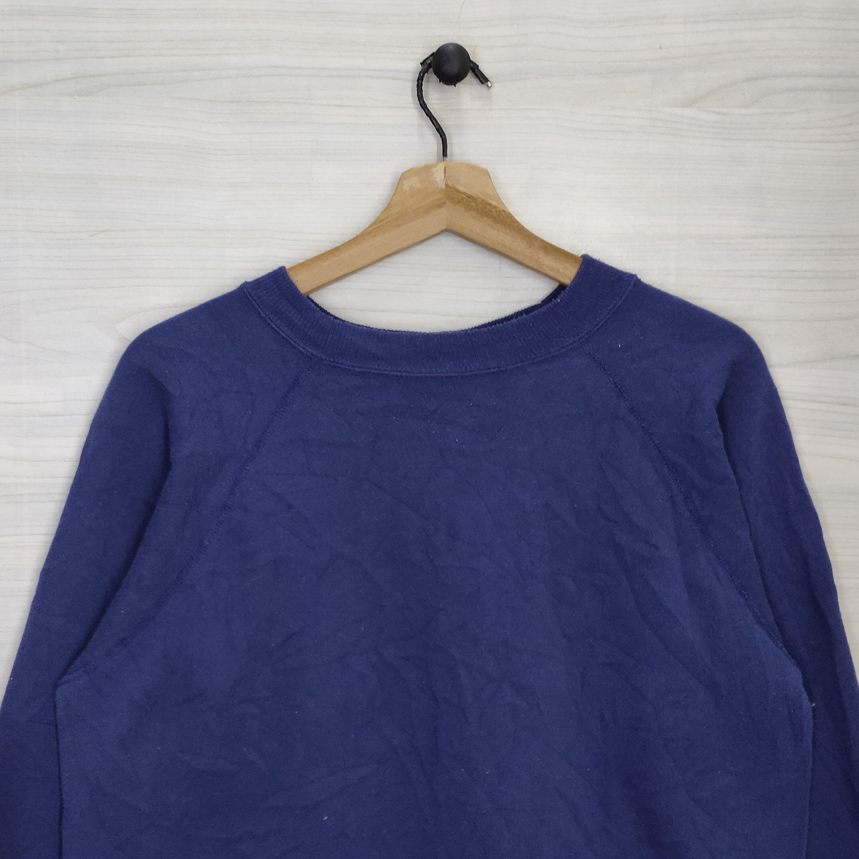 80s 90s Hanes Blank Raglan Sweatshirt Medium