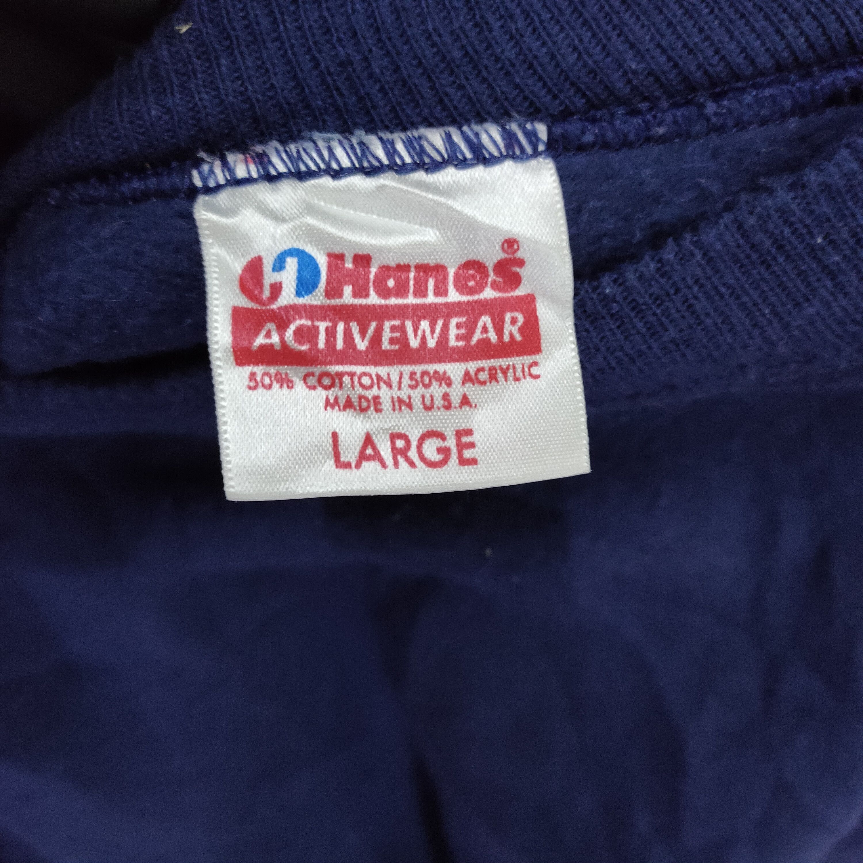 80s 90s Hanes Blank Raglan Sweatshirt Medium