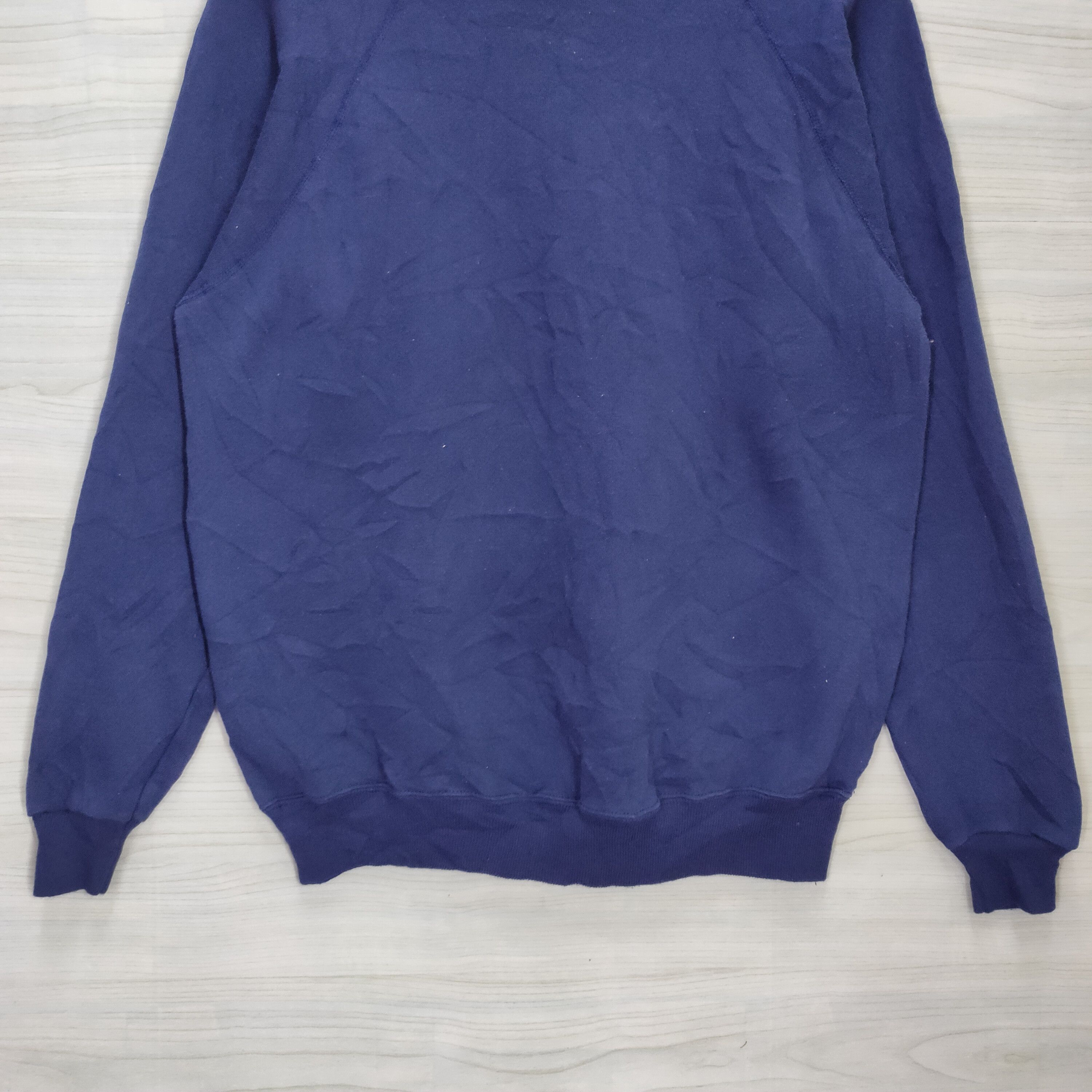 80s 90s Hanes Blank Raglan Sweatshirt Medium