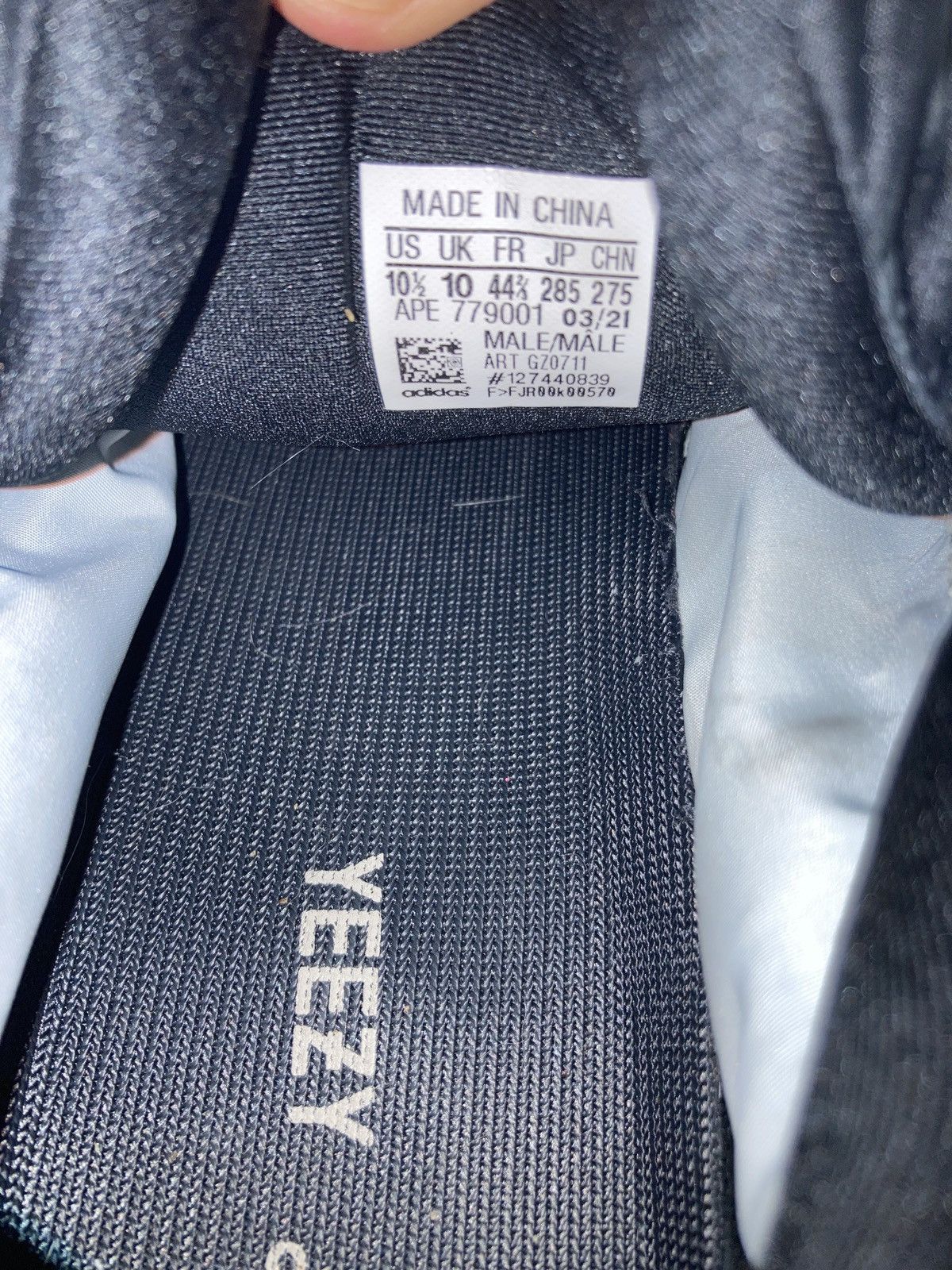 Adidas × Kanye West Mvnm 700 *used* Size US 10.5 / EU 43-44 - 6 Thumbnail