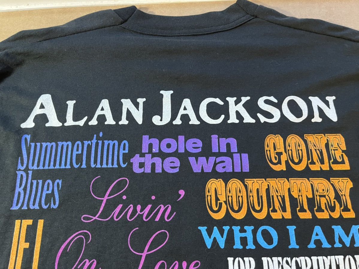 Band Tees Alan Jackson 1995 large shirt Size US L / EU 52-54 / 3 - 6 Thumbnail