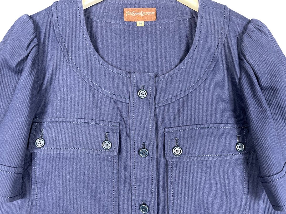 Designer × Yves Saint Laurent Vintage YSL Yves Saint Lauren Short Jacket Size M / US 6-8 / IT 42-44 - 7 Thumbnail
