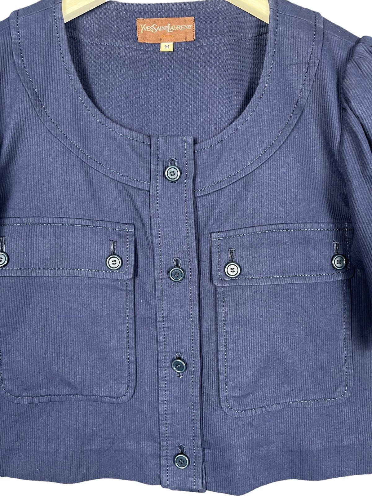 Designer × Yves Saint Laurent Vintage YSL Yves Saint Lauren Short Jacket Size M / US 6-8 / IT 42-44 - 2 Thumbnail