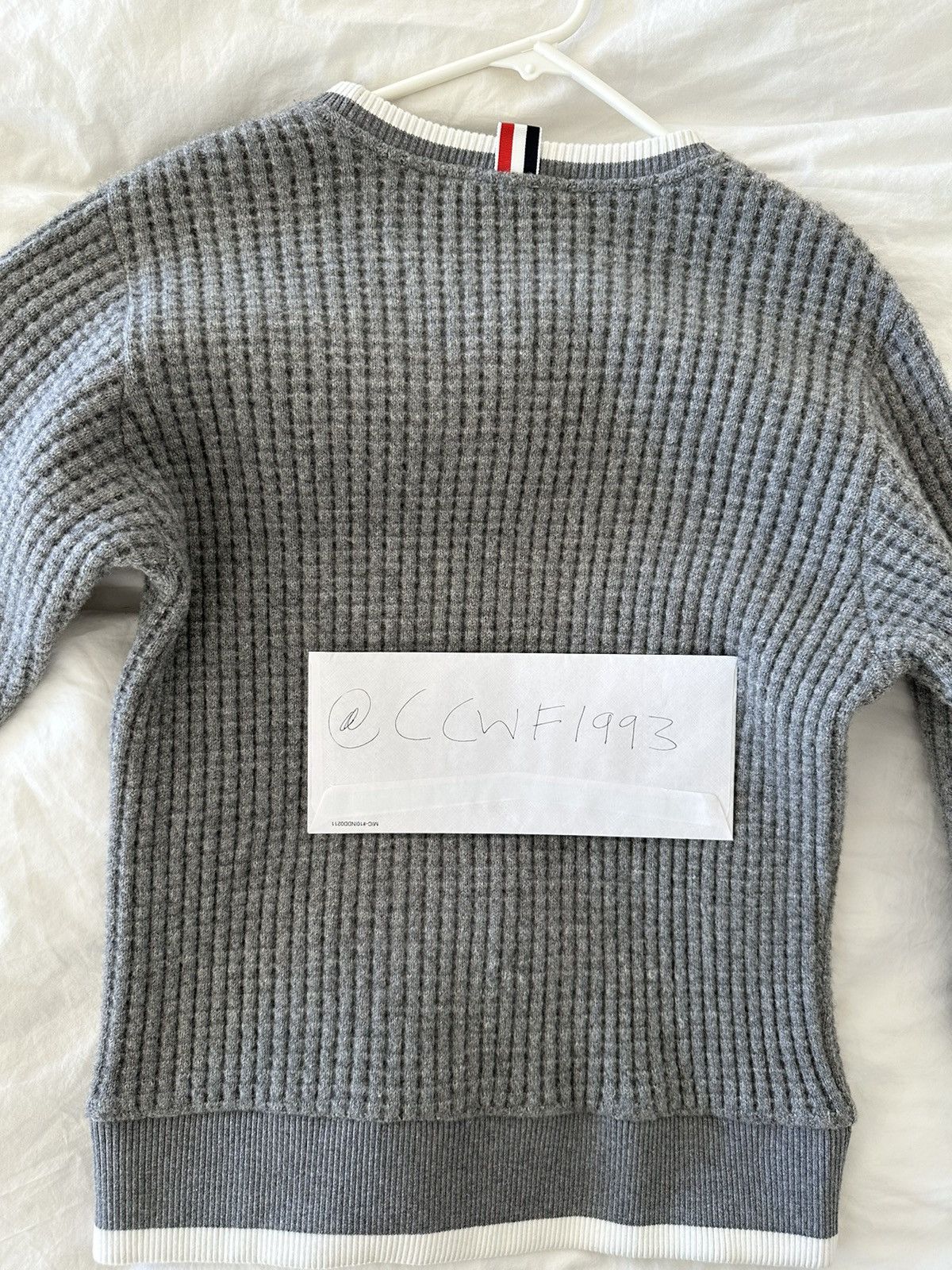 Thom Browne RELAXED CHUNKY WAFFLE SWEATSHIRT Size US XS / EU 42 / 0 - 2 Thumbnail
