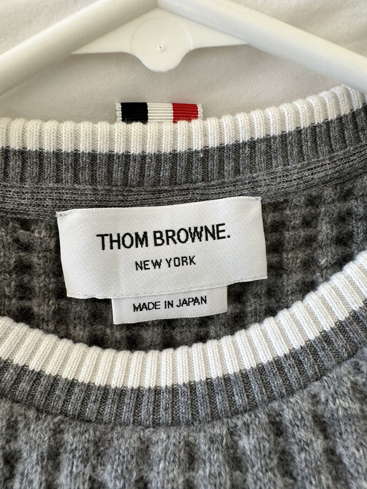 Thom Browne RELAXED CHUNKY WAFFLE SWEATSHIRT Size US XS / EU 42 / 0 - 6 Thumbnail