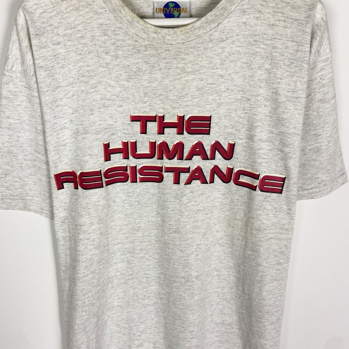 Universal Studios Vintage 90s 1997 Terminator 2 Endoskeleton T2 Fight Back tee Size US XL / EU 56 / 4 - 6 Thumbnail