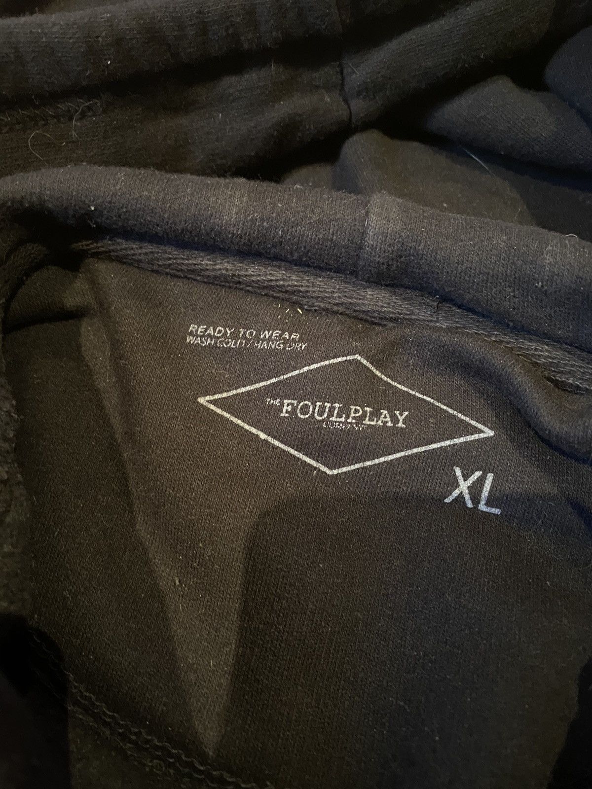 Foulplay Company Old English Please Don’t Leave Me Now Darling Hoodie Size US XL / EU 56 / 4 - 5 Thumbnail