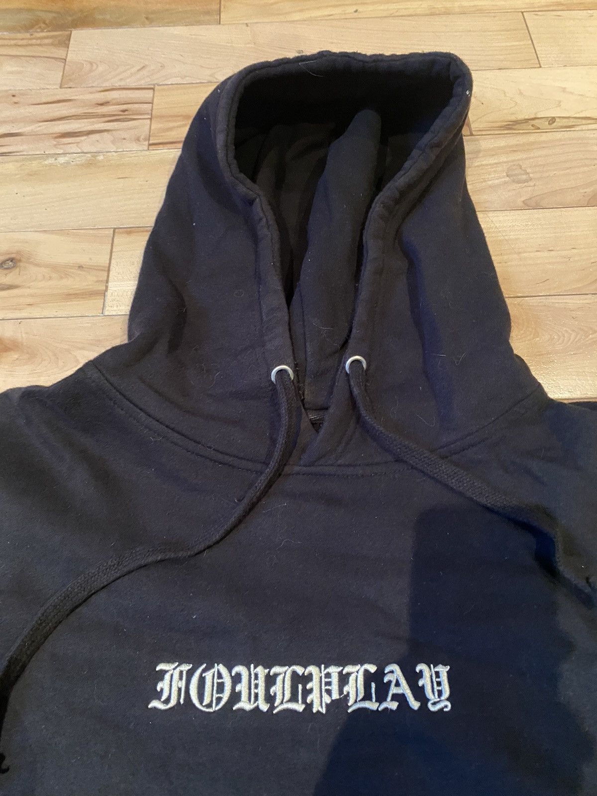 Foulplay Company Old English Please Don’t Leave Me Now Darling Hoodie Size US XL / EU 56 / 4 - 2 Thumbnail