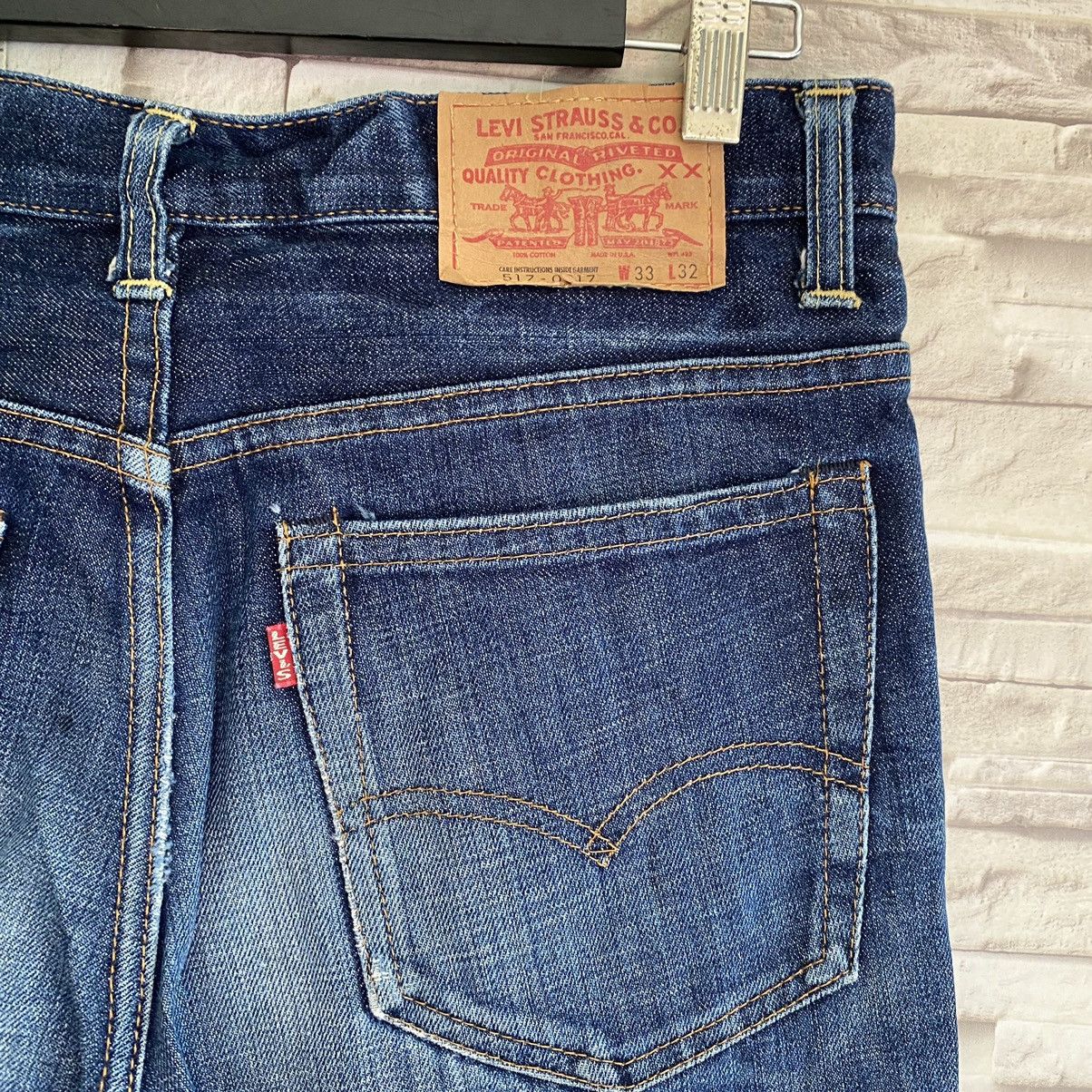 Levi's Vintage Levi’s 517, 555, Valencia, Red Tab, USA Size US 33 - 4 Thumbnail