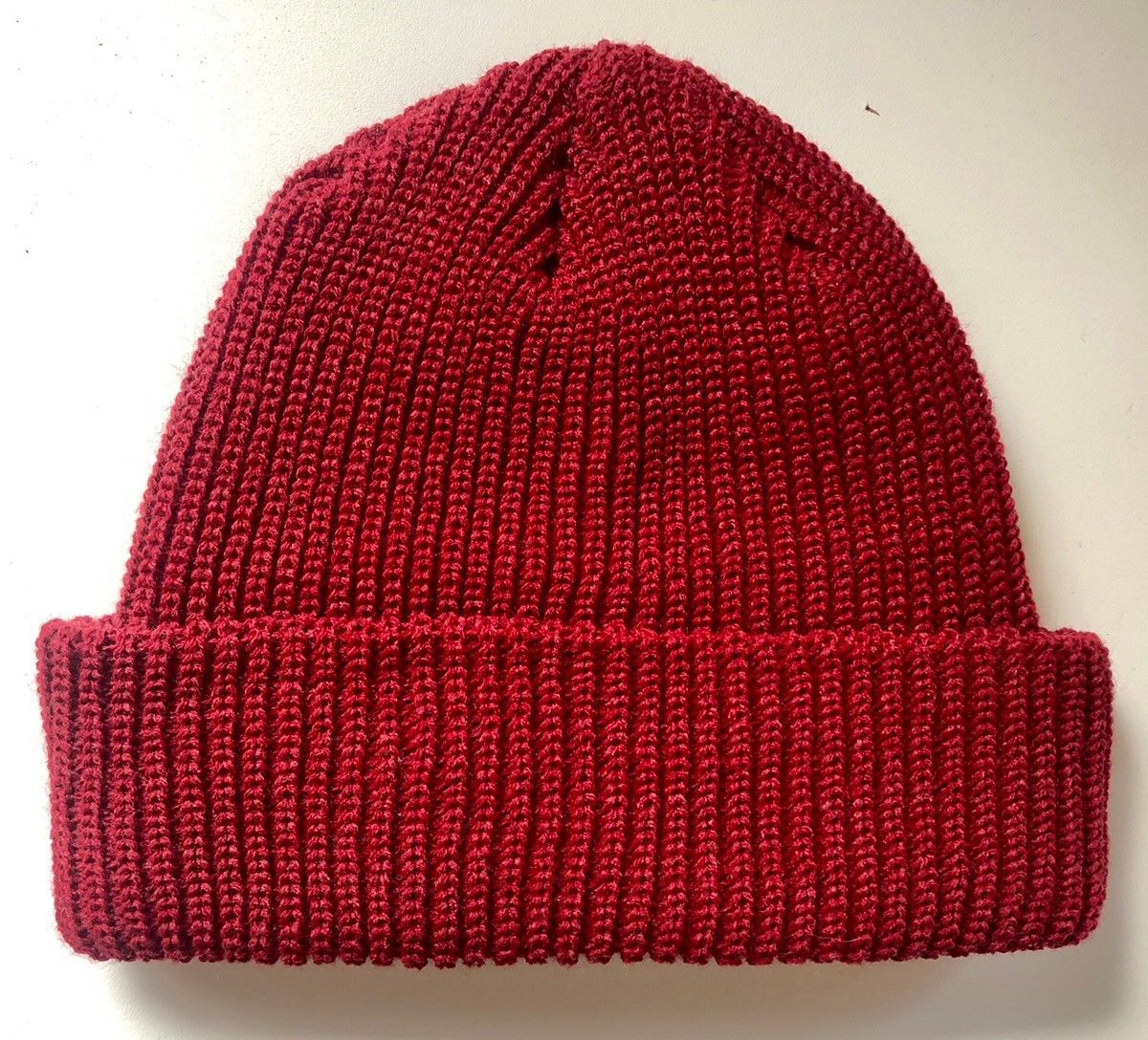 Supreme HEATHER Loose Gauge BLANK Beanie MAROON Size ONE SIZE - 1 Thumbnail