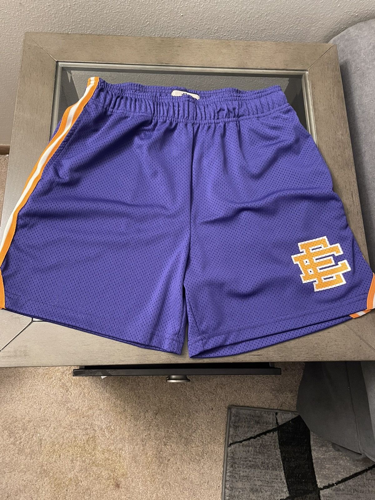 Eric Emanuel Eric Emanuel Purple lacrosse EE Basic Short Large Size US 32 / EU 48 - 2 Thumbnail