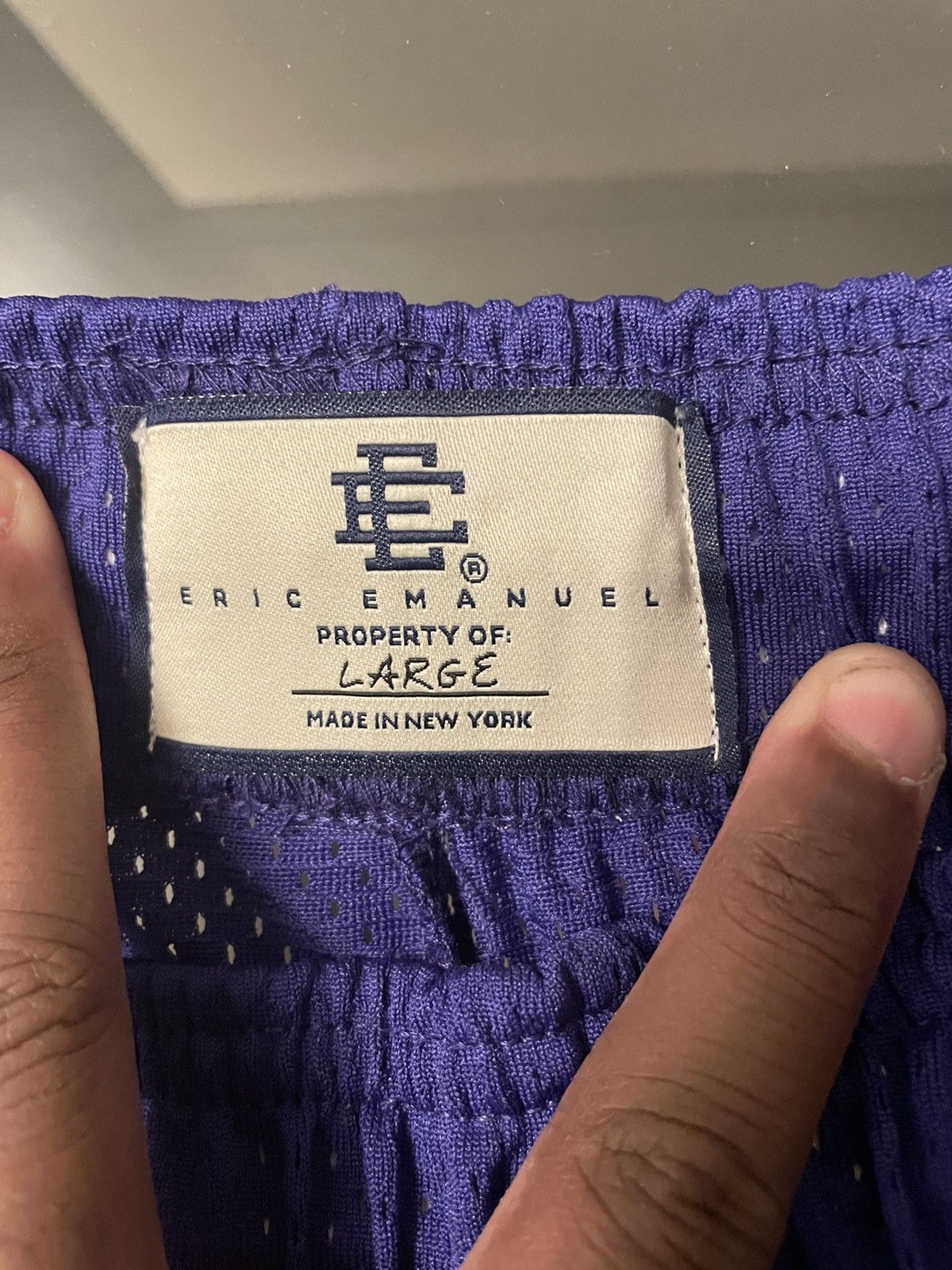 Eric Emanuel Eric Emanuel Purple lacrosse EE Basic Short Large Size US 32 / EU 48 - 4 Thumbnail