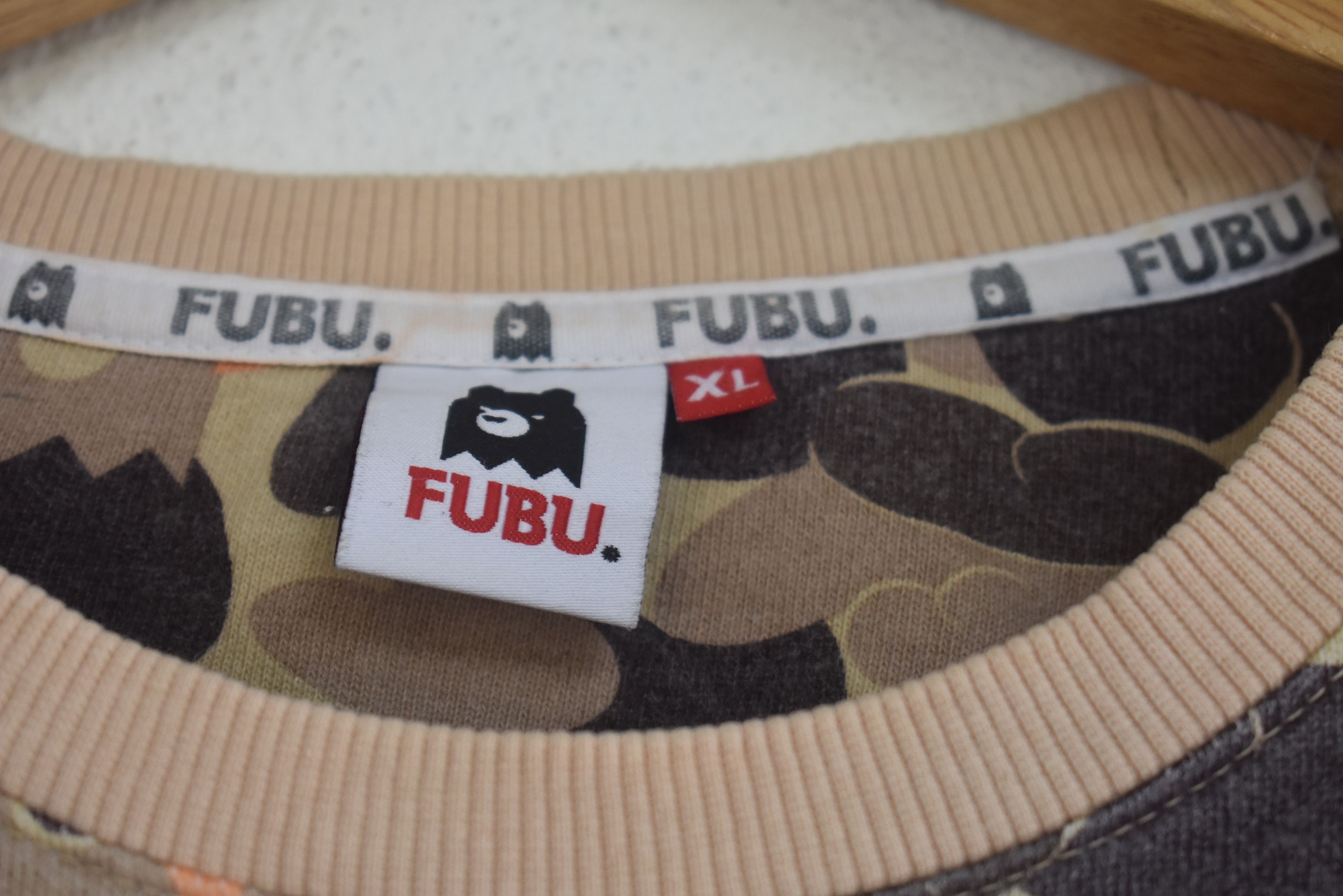 Fubu × Vintage RARE FUBU CAMO FULL PRINT SWEATSHIRT Size US L / EU 52-54 / 3 - 4 Thumbnail