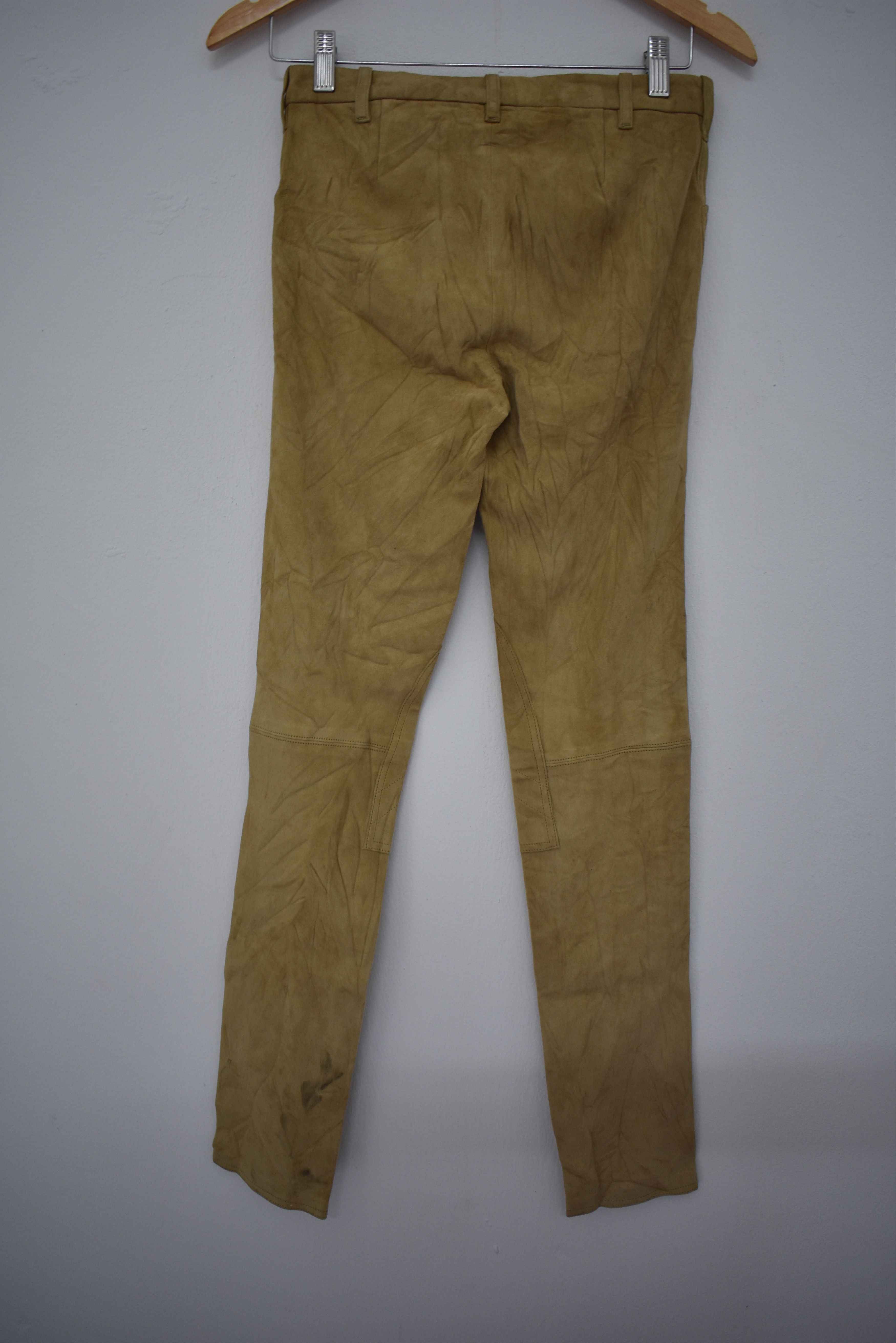 Polo Ralph Lauren × Ralph Lauren × Vintage A024 Ralph Lauren Ladies 100% Goat Skin Suede Pants Size 28" / US 6 / IT 42 - 5 Thumbnail