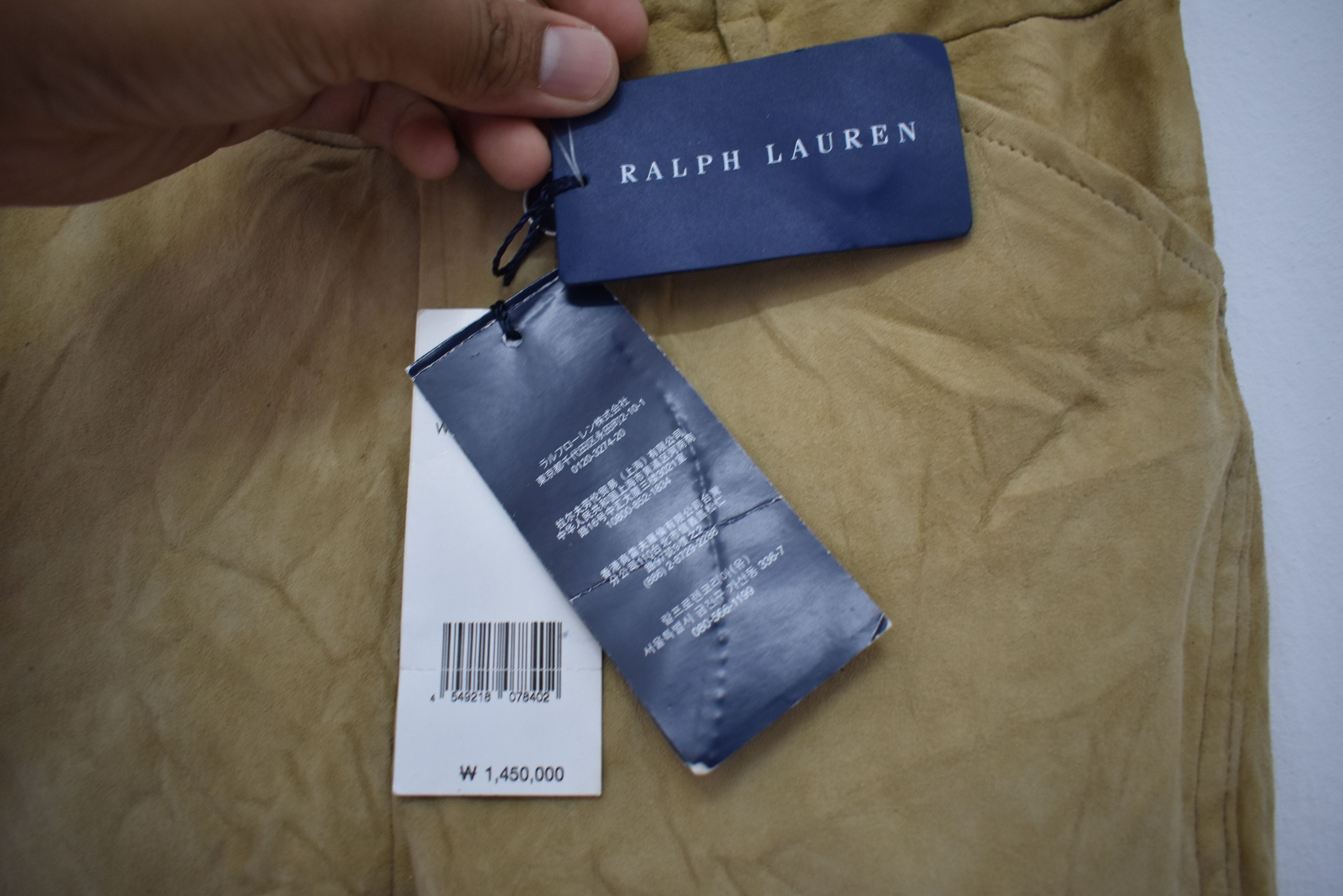 Polo Ralph Lauren × Ralph Lauren × Vintage A024 Ralph Lauren Ladies 100% Goat Skin Suede Pants Size 28" / US 6 / IT 42 - 3 Thumbnail