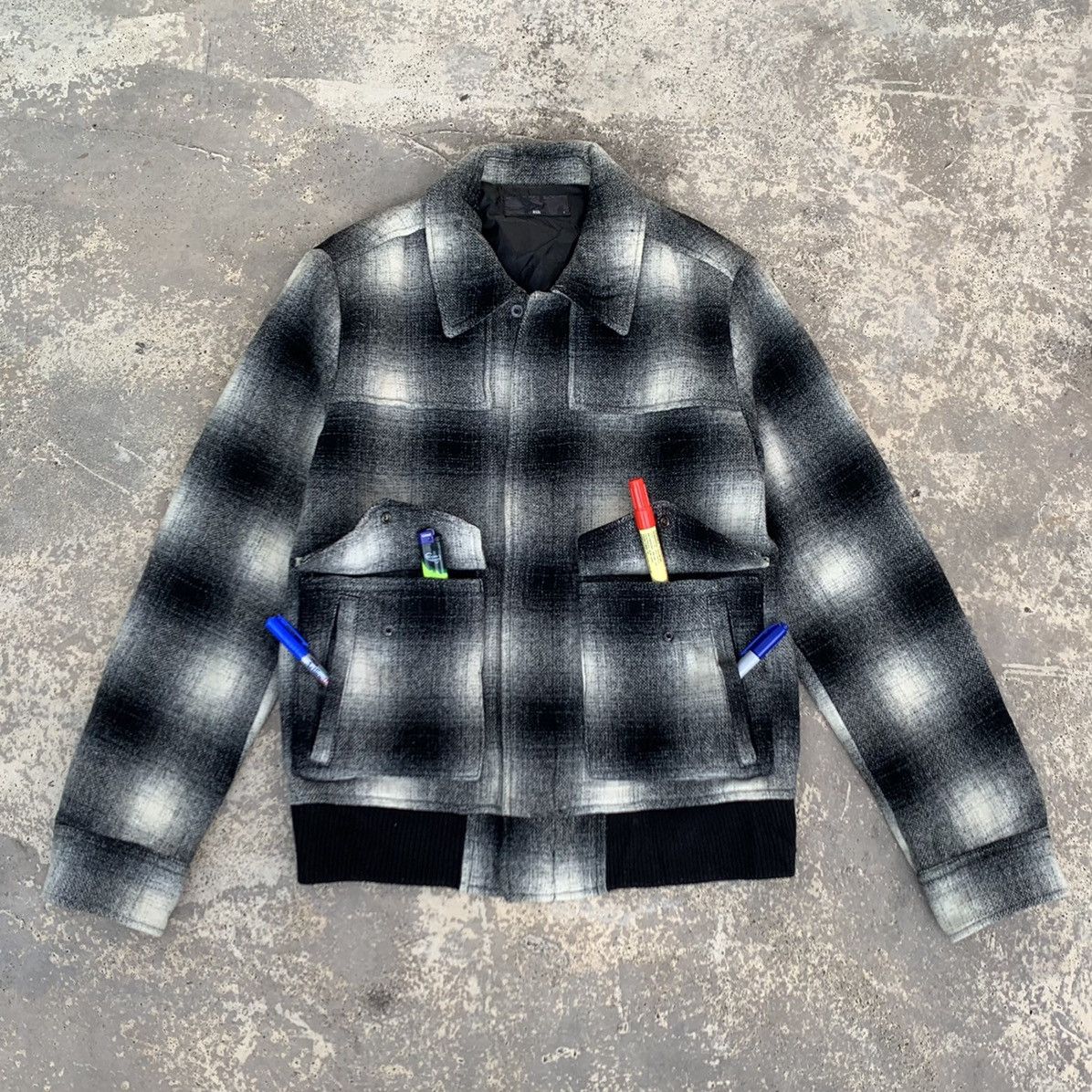 Other HARE JAPAN PLAID WOOL ZIPPER JACKET DOUBLE POCKET Size US M / EU 48-50 / 2 - 2 Thumbnail