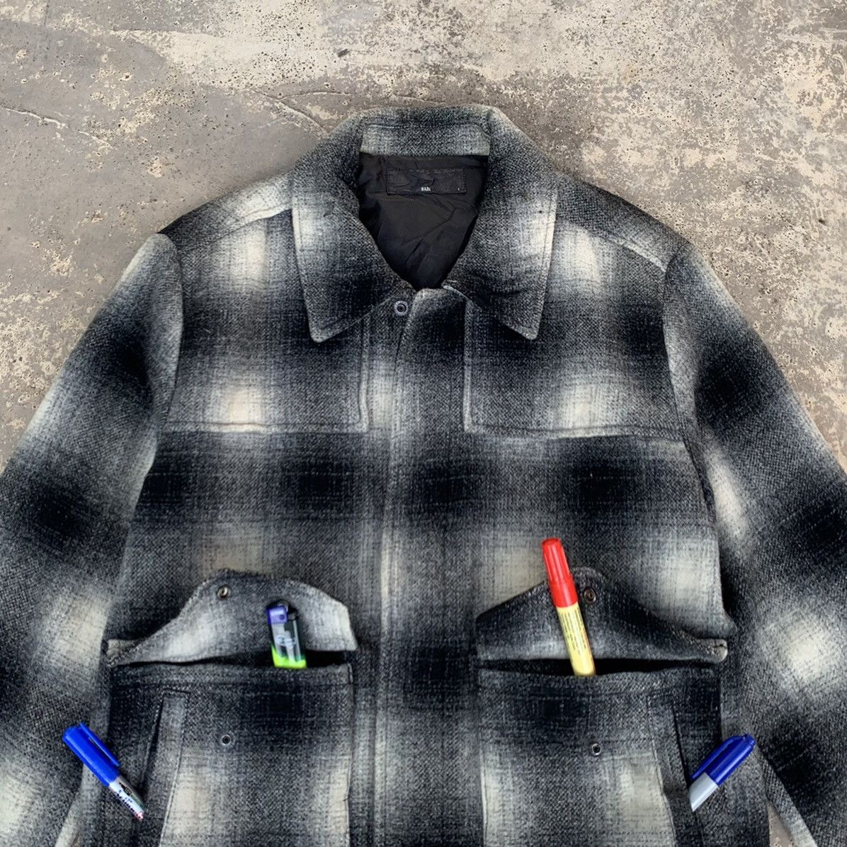 Other HARE JAPAN PLAID WOOL ZIPPER JACKET DOUBLE POCKET Size US M / EU 48-50 / 2 - 7 Thumbnail