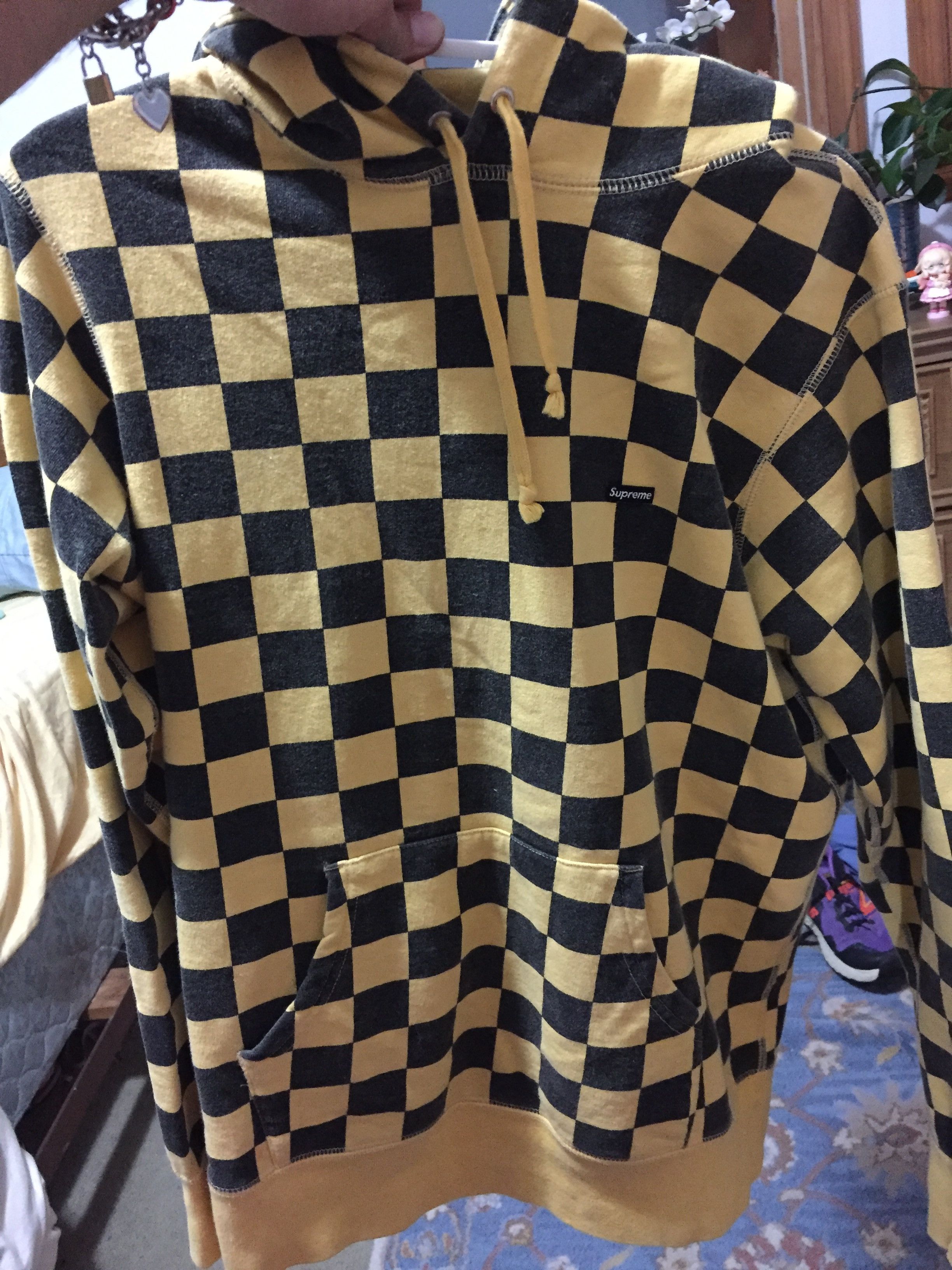 Supreme Checkered Hoodie | Grailed