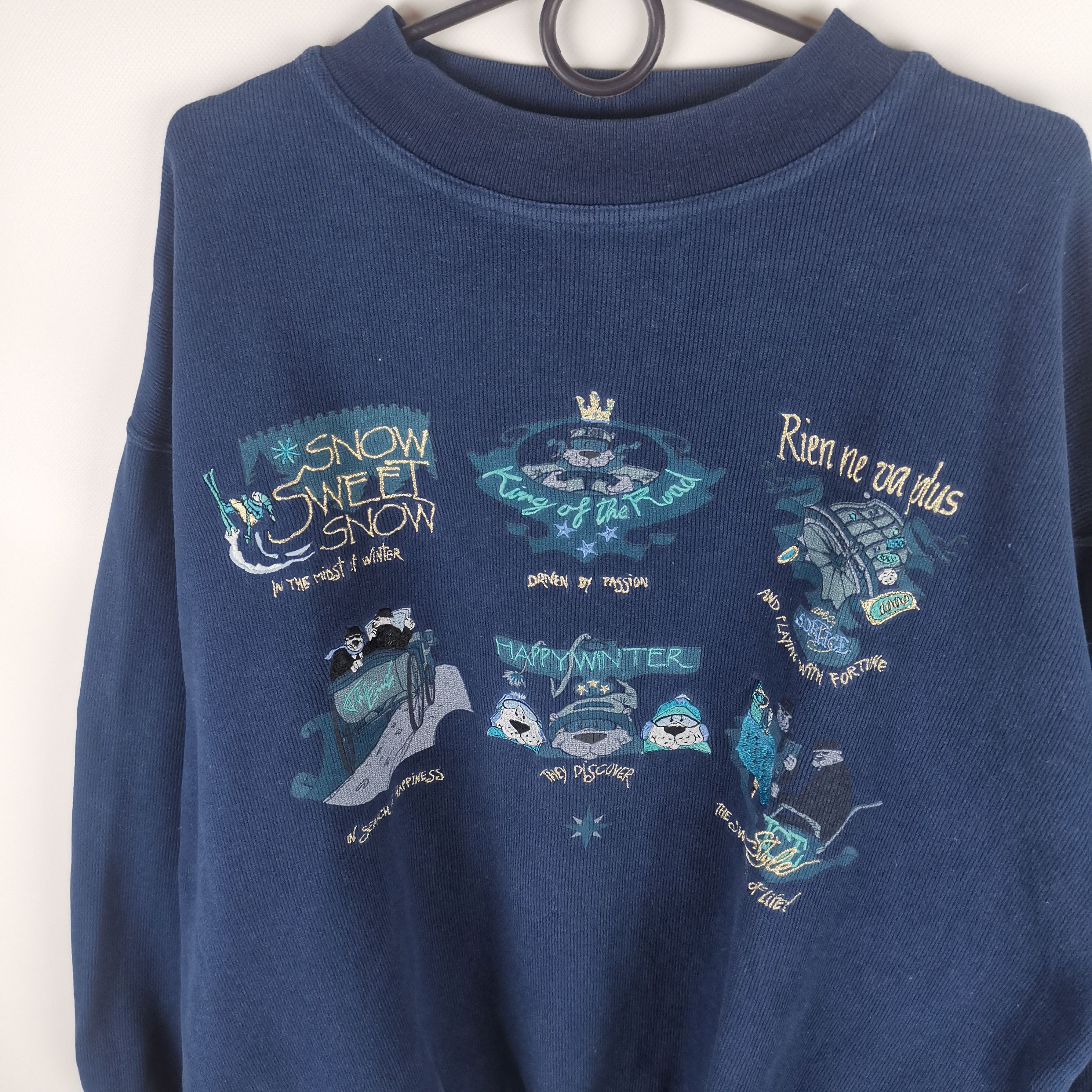 Iceberg Sport Ice Iceberg History vintage oversized sweatshirt Size US XXL / EU 58 / 5 - 4 Thumbnail